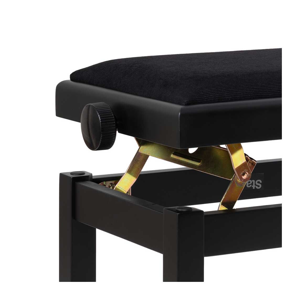 Stagg PBF06G BKM Black Piano Bench Matt Plus Velvet Top