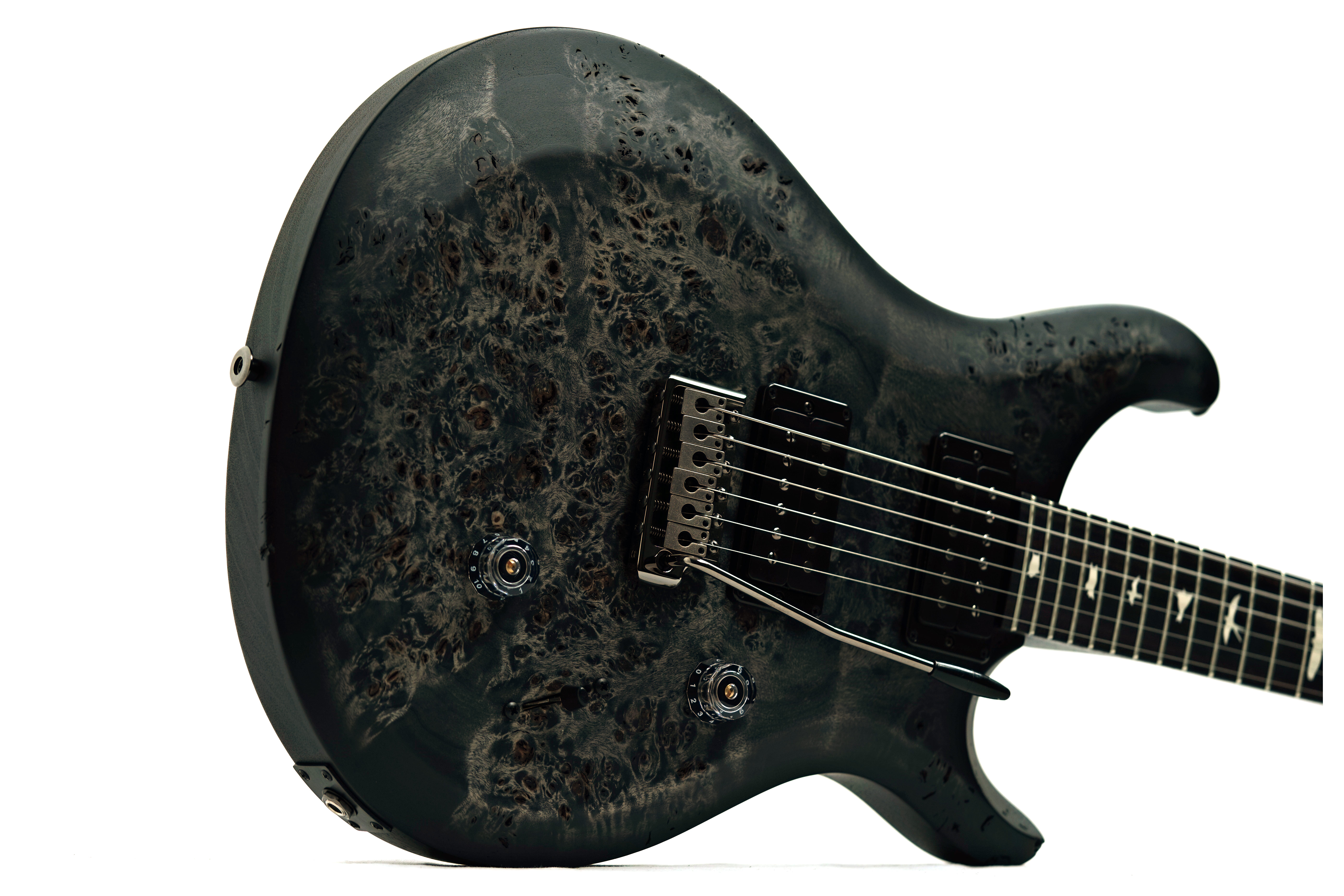 PRS S2 Custom 24 Limited Edition Poplar Burl Charcoal Burst #S2089367