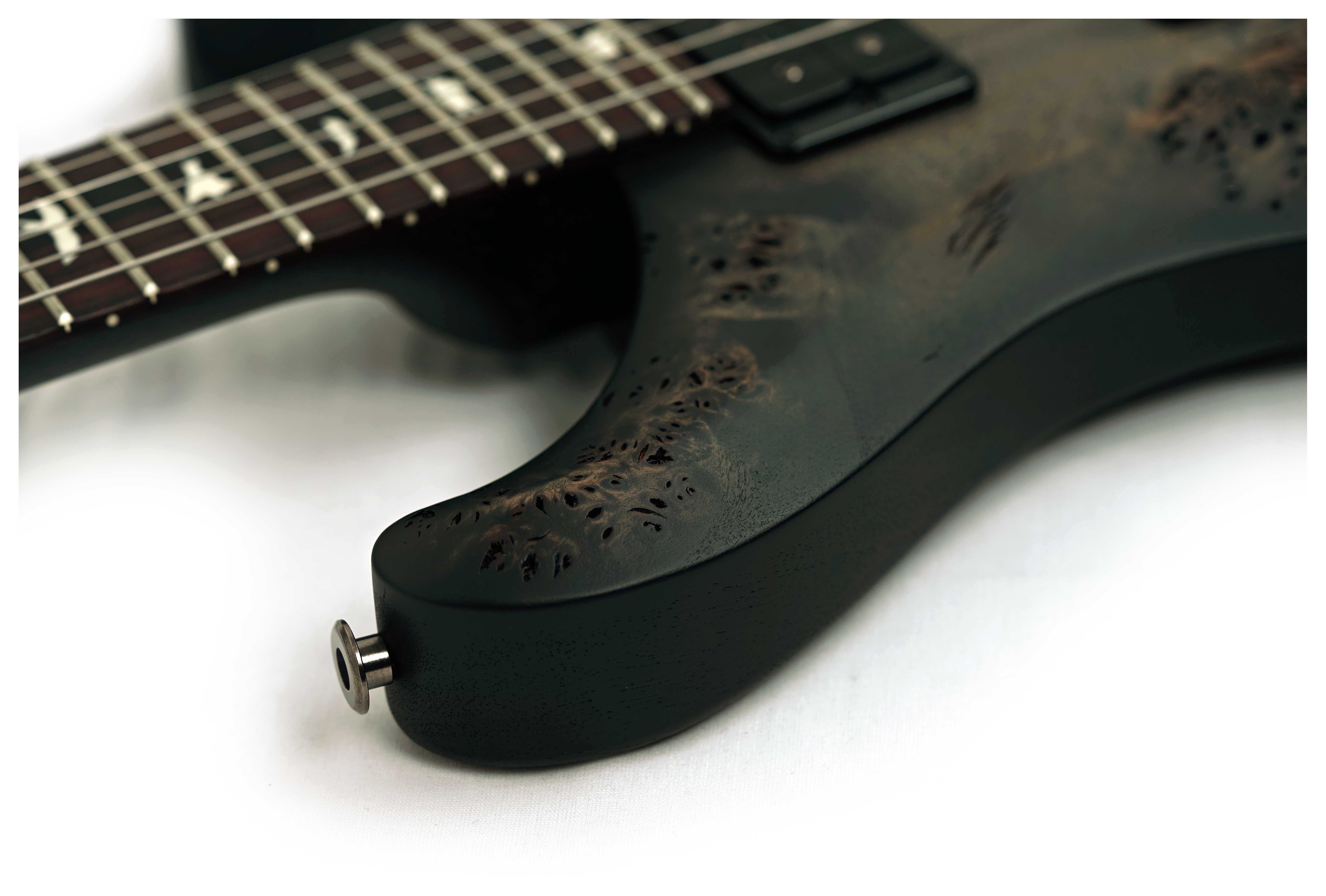 PRS S2 Custom 24 Limited Edition Poplar Burl Charcoal Burst #S2089014