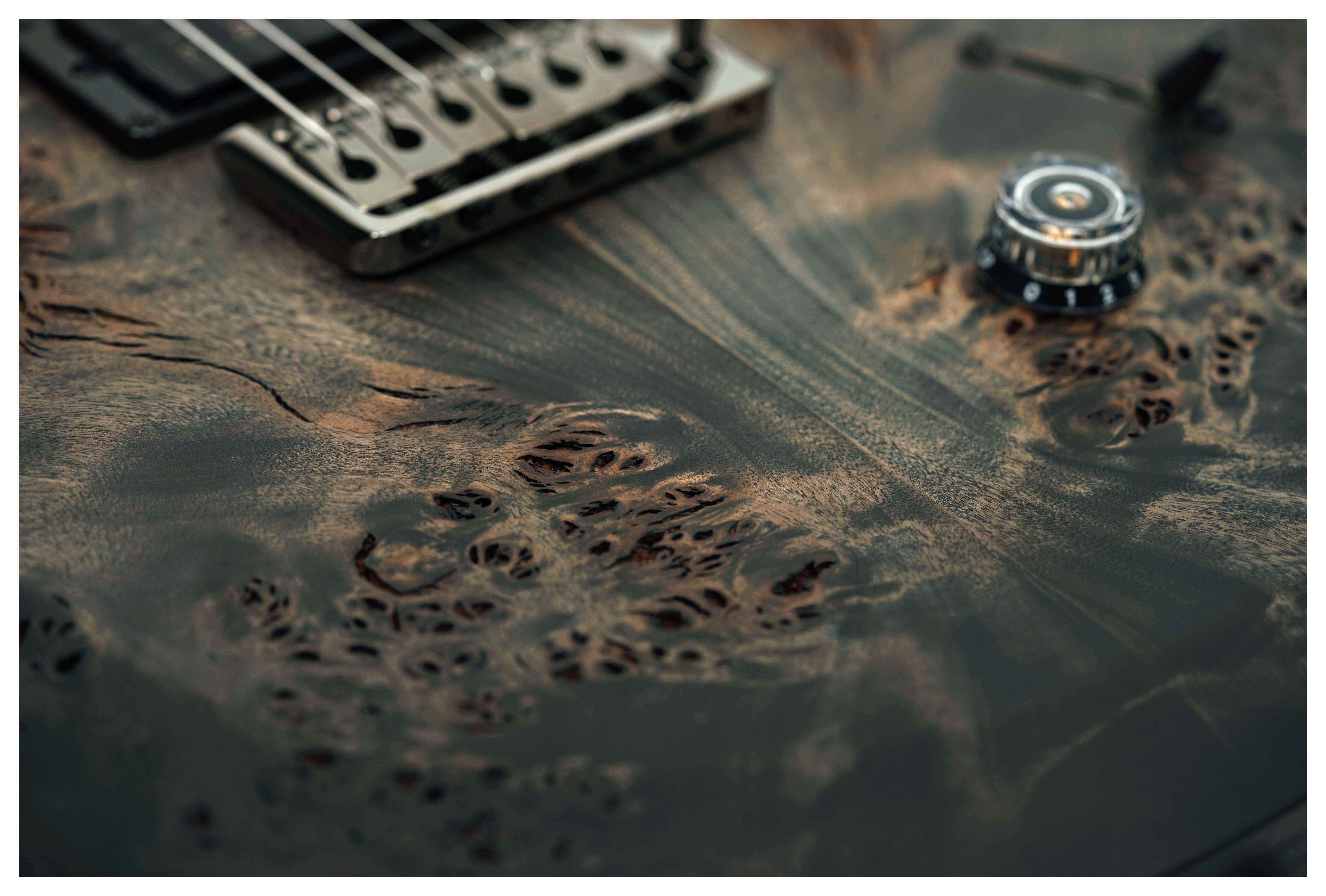 PRS S2 Custom 24 Limited Edition Poplar Burl Charcoal Burst #S2089014