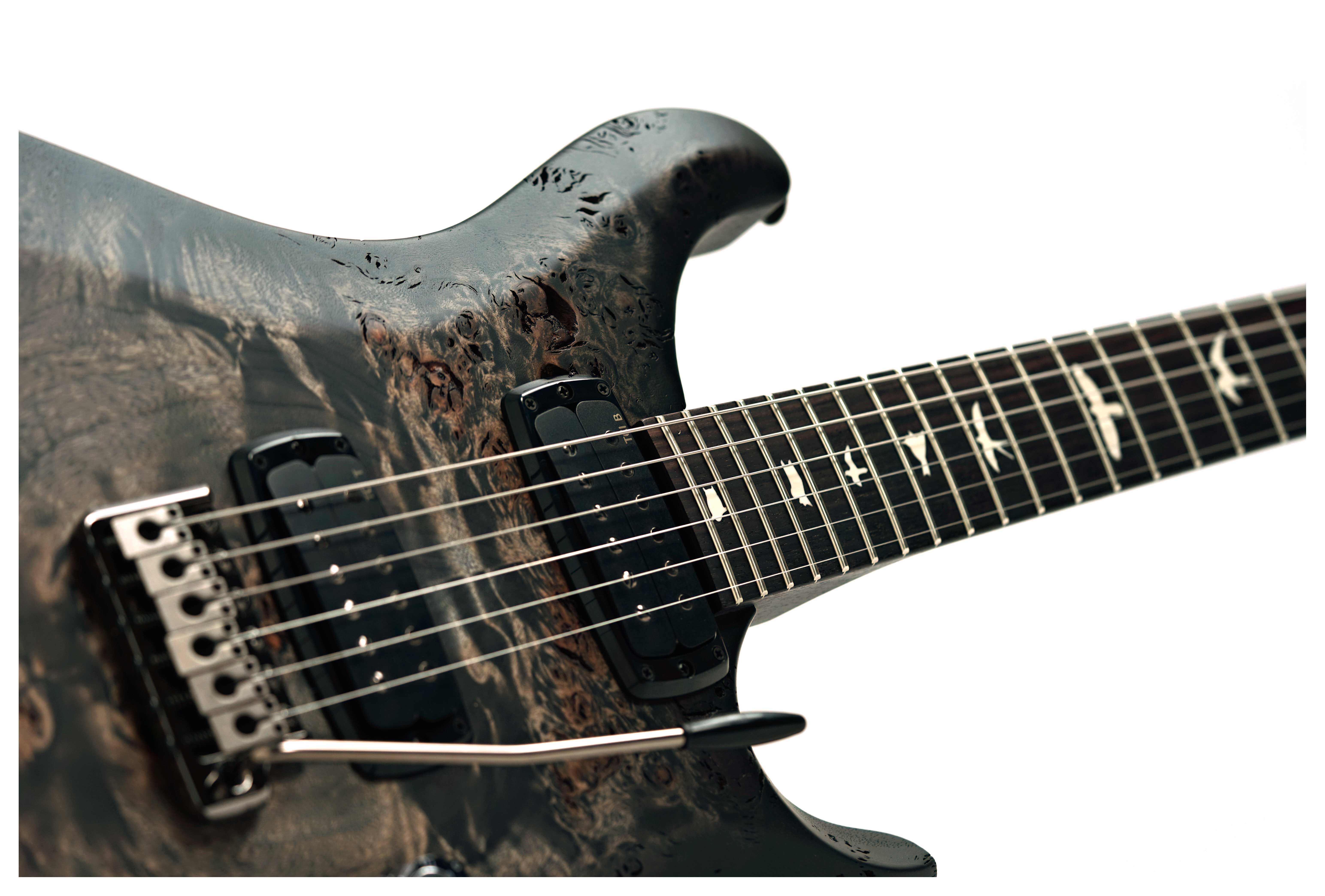 PRS S2 Custom 24-08 Poplar Burl Charcoal Burst #S2089516