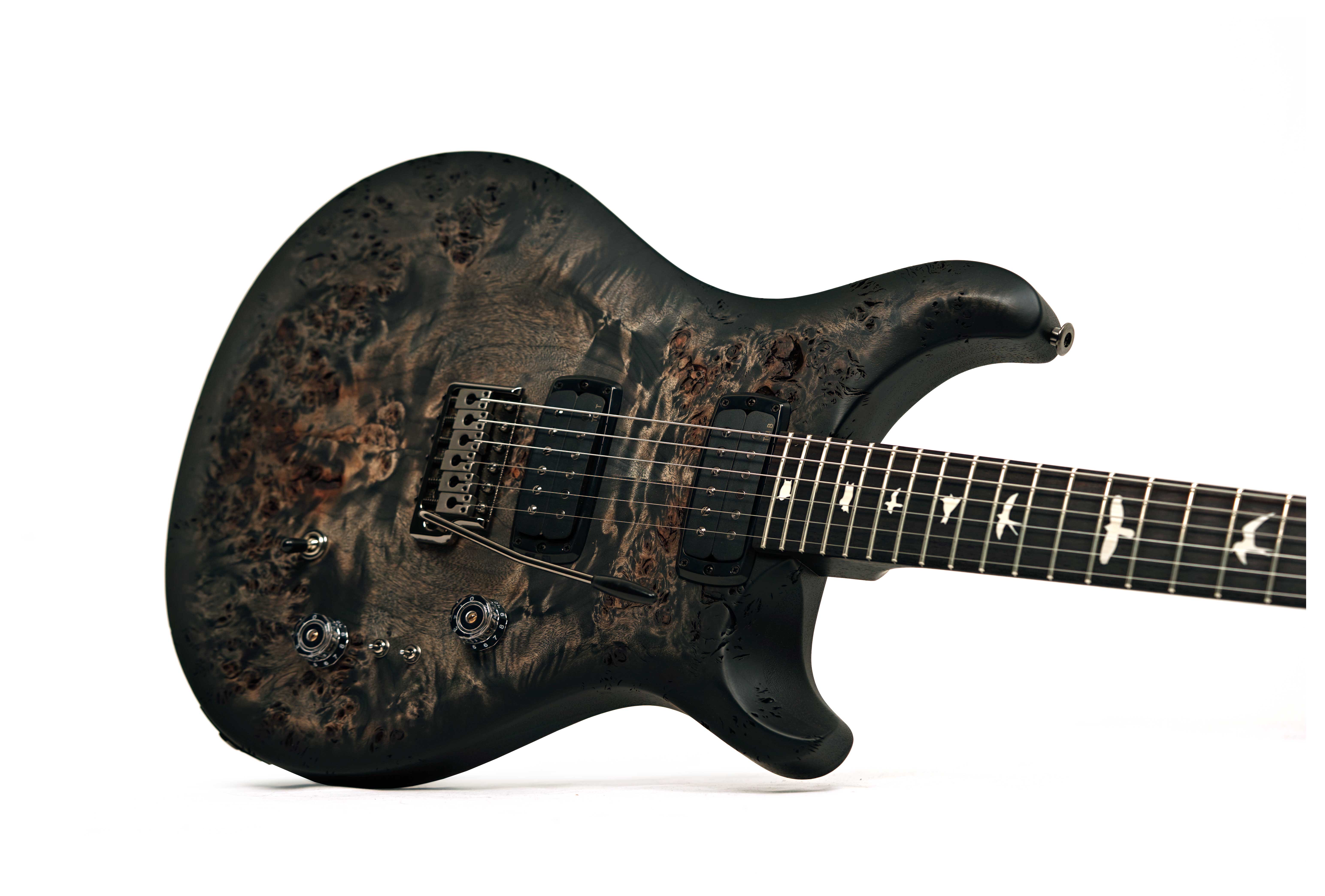 PRS S2 Custom 24-08 Poplar Burl Charcoal Burst #S2089516