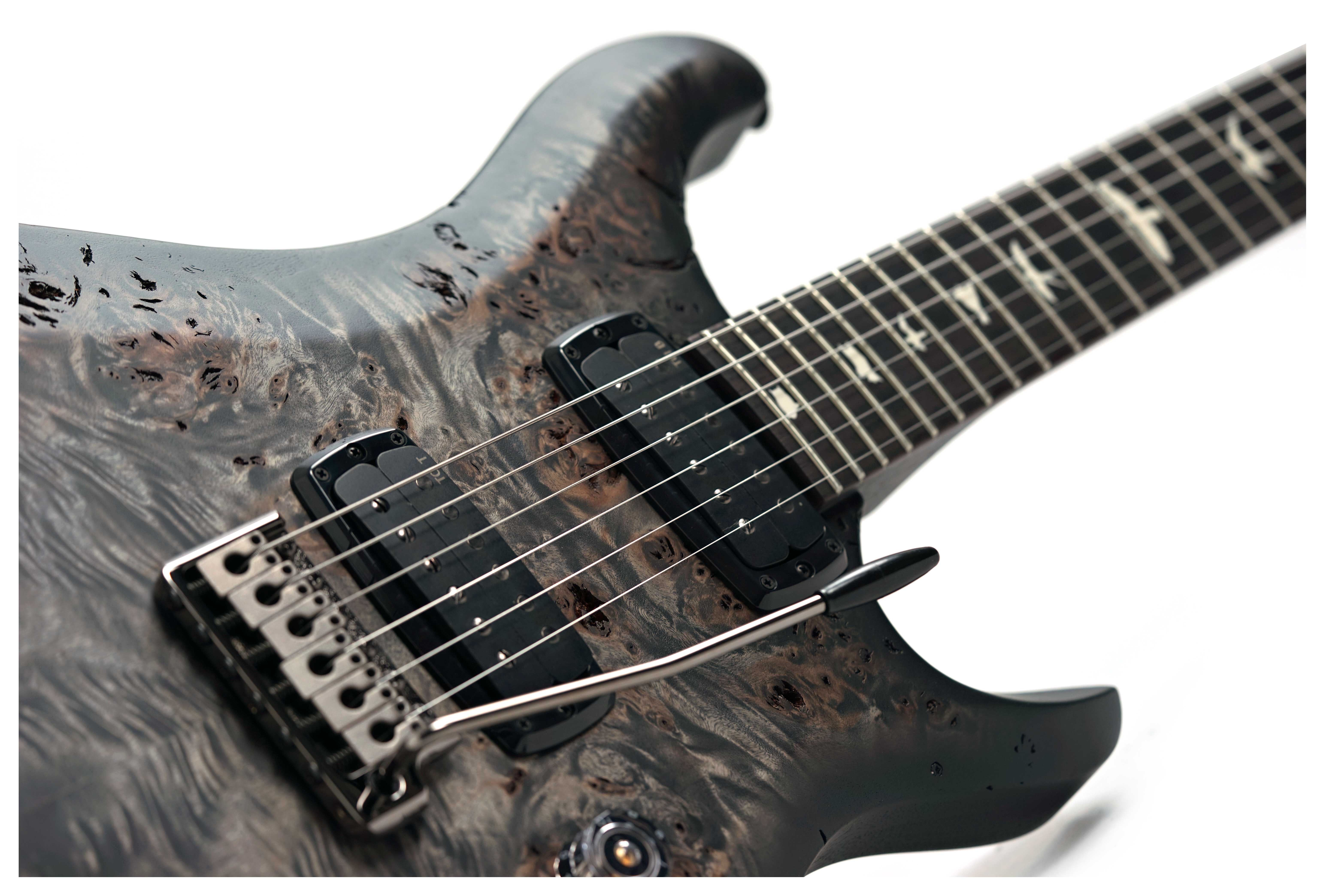PRS S2 Custom 24-08 Poplar Burl Charcoal Burst #S2089512