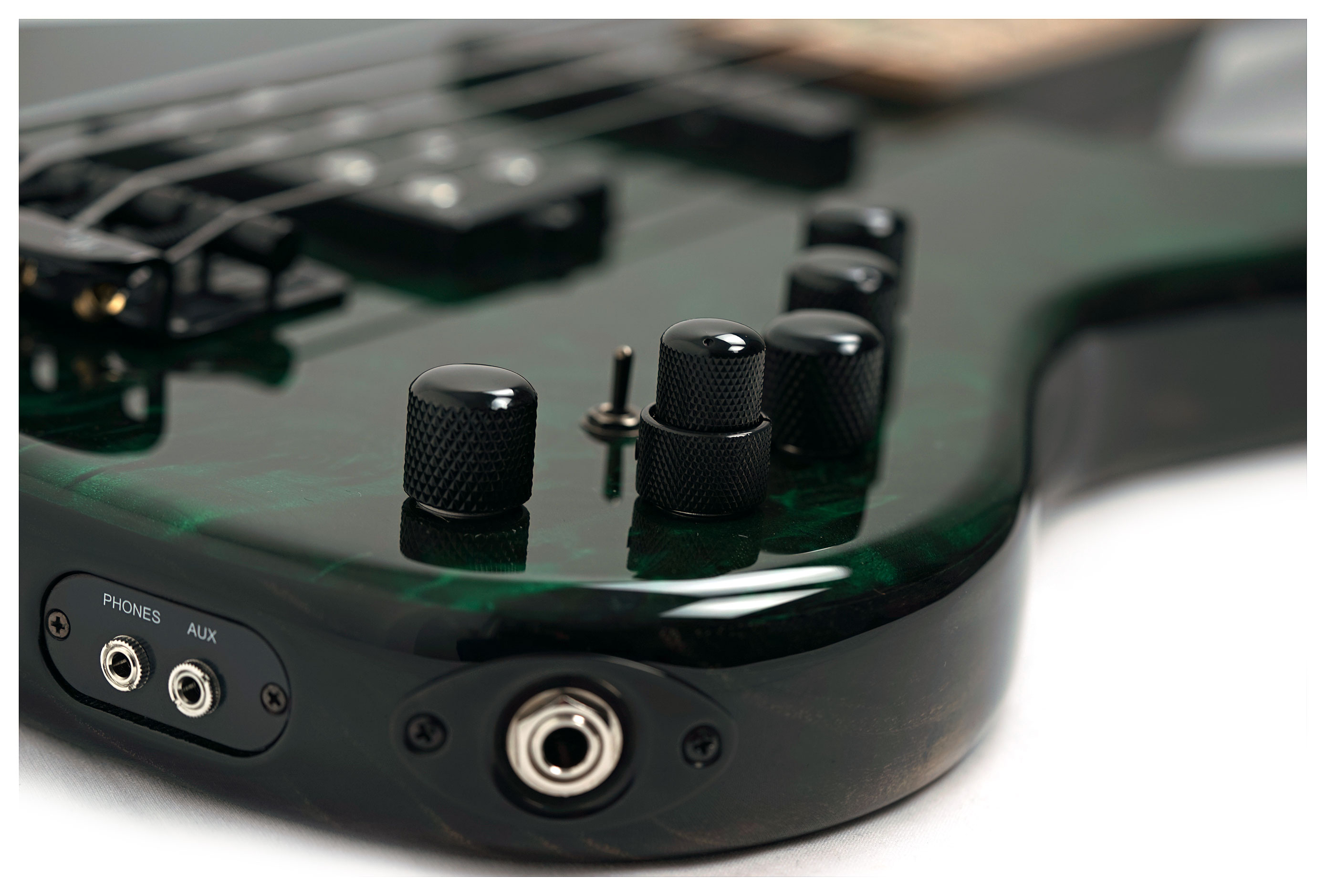 Mayones Jabba Custom 4 Trans Emerald Green #JAB2504394