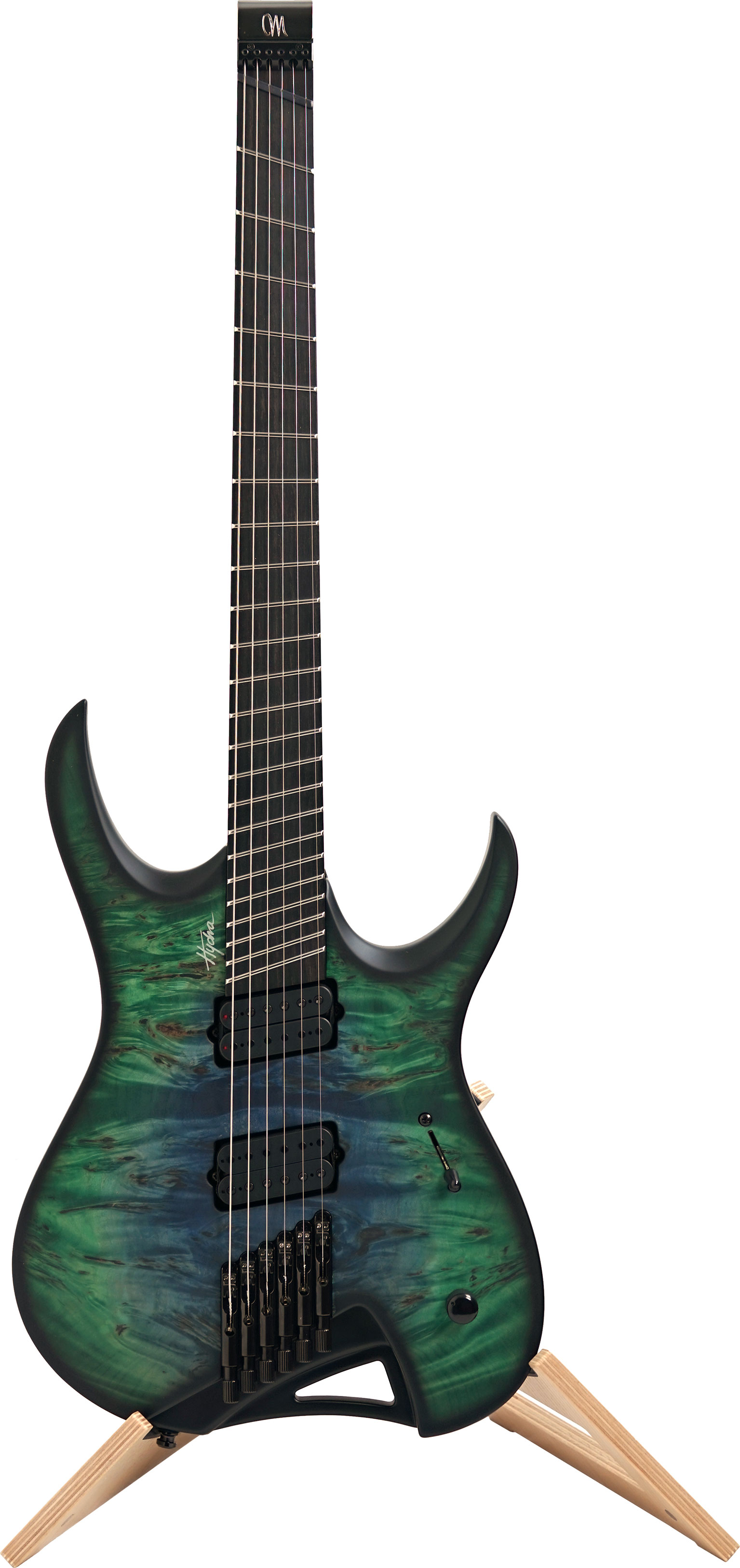 Mayones Hydra Elite VF 6 Teal Black Burst #HF0000757