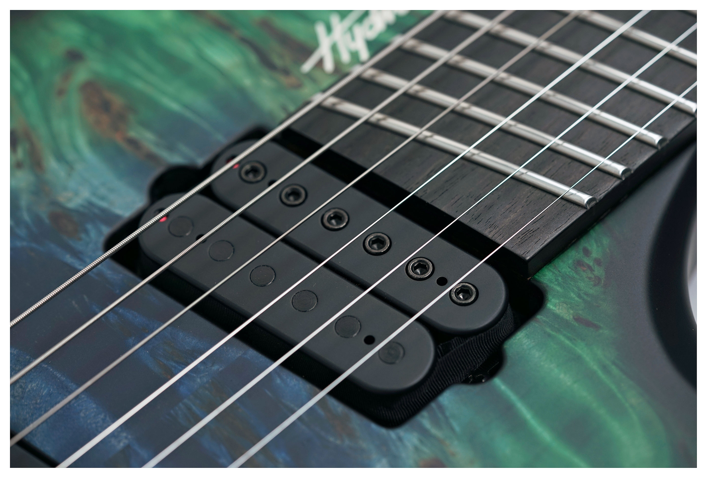 Mayones Hydra Elite VF 6 Teal Black Burst #HF0000757