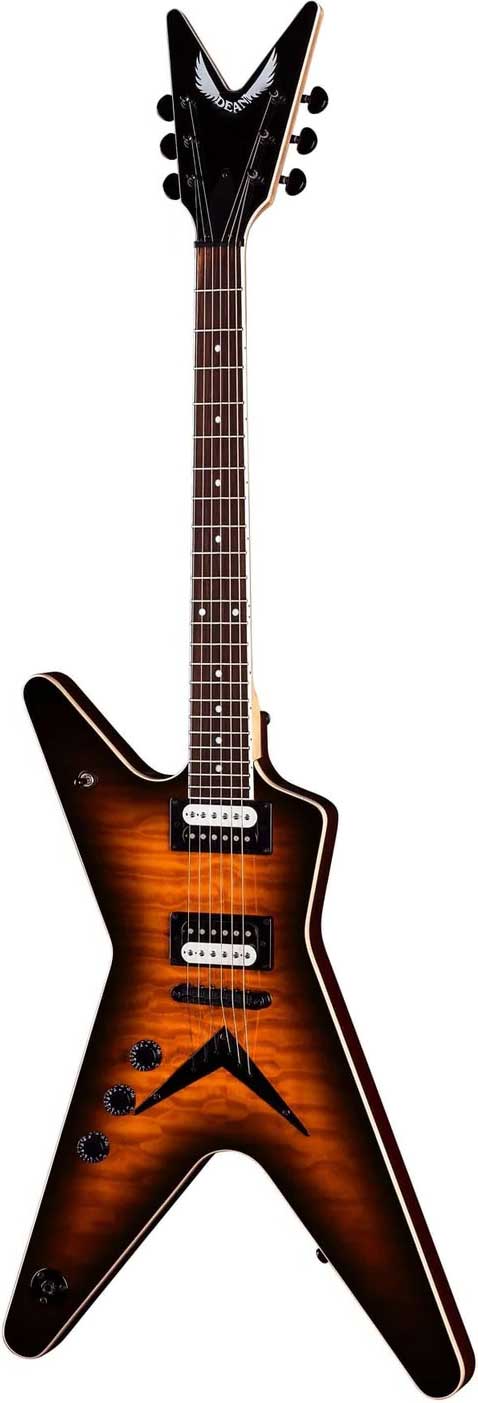 Dean MLX Quilt Maple Trans Brazilia Left Handed
