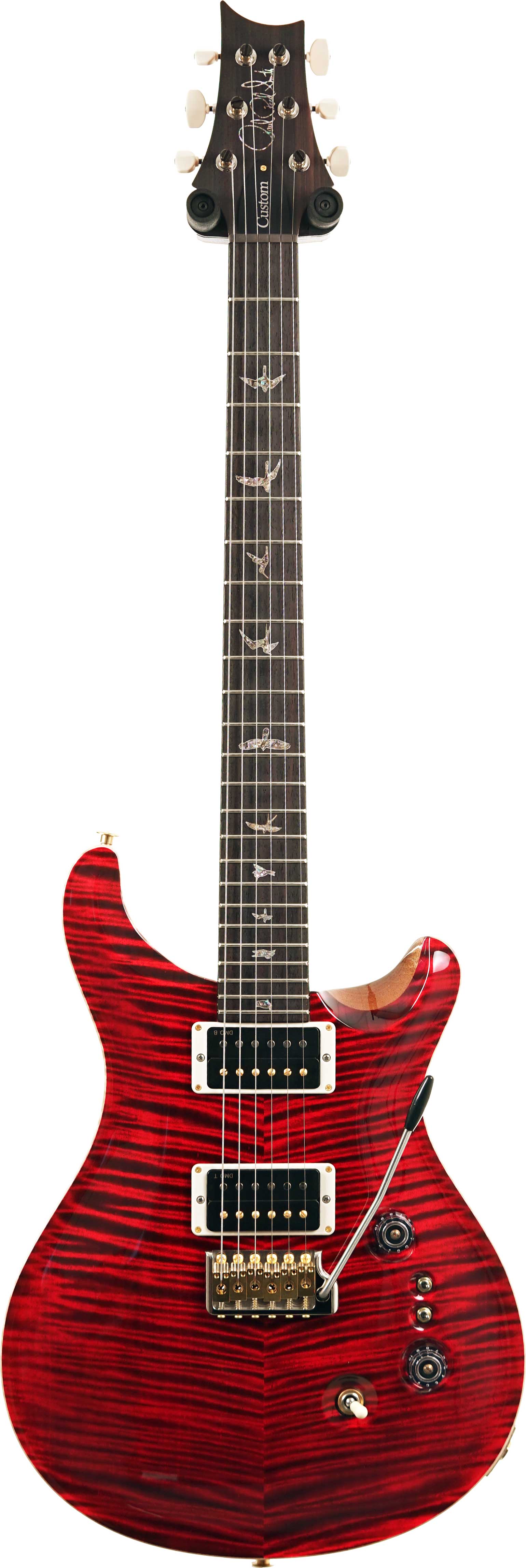 PRS Wood Library Custom 24-08 10 Top Red Tiger #0428123