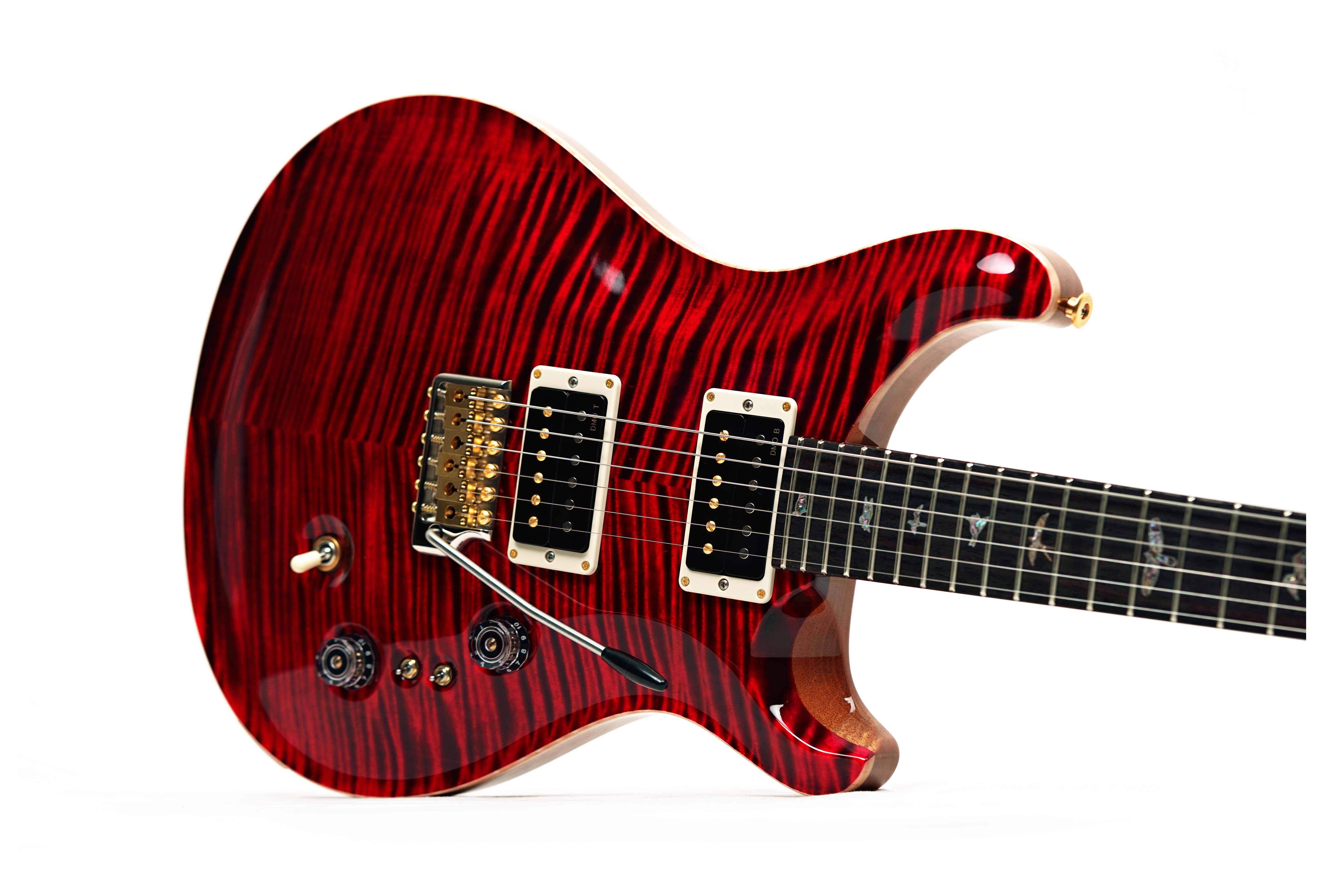 PRS Wood Library Custom 24-08 10 Top Red Tiger #0428123