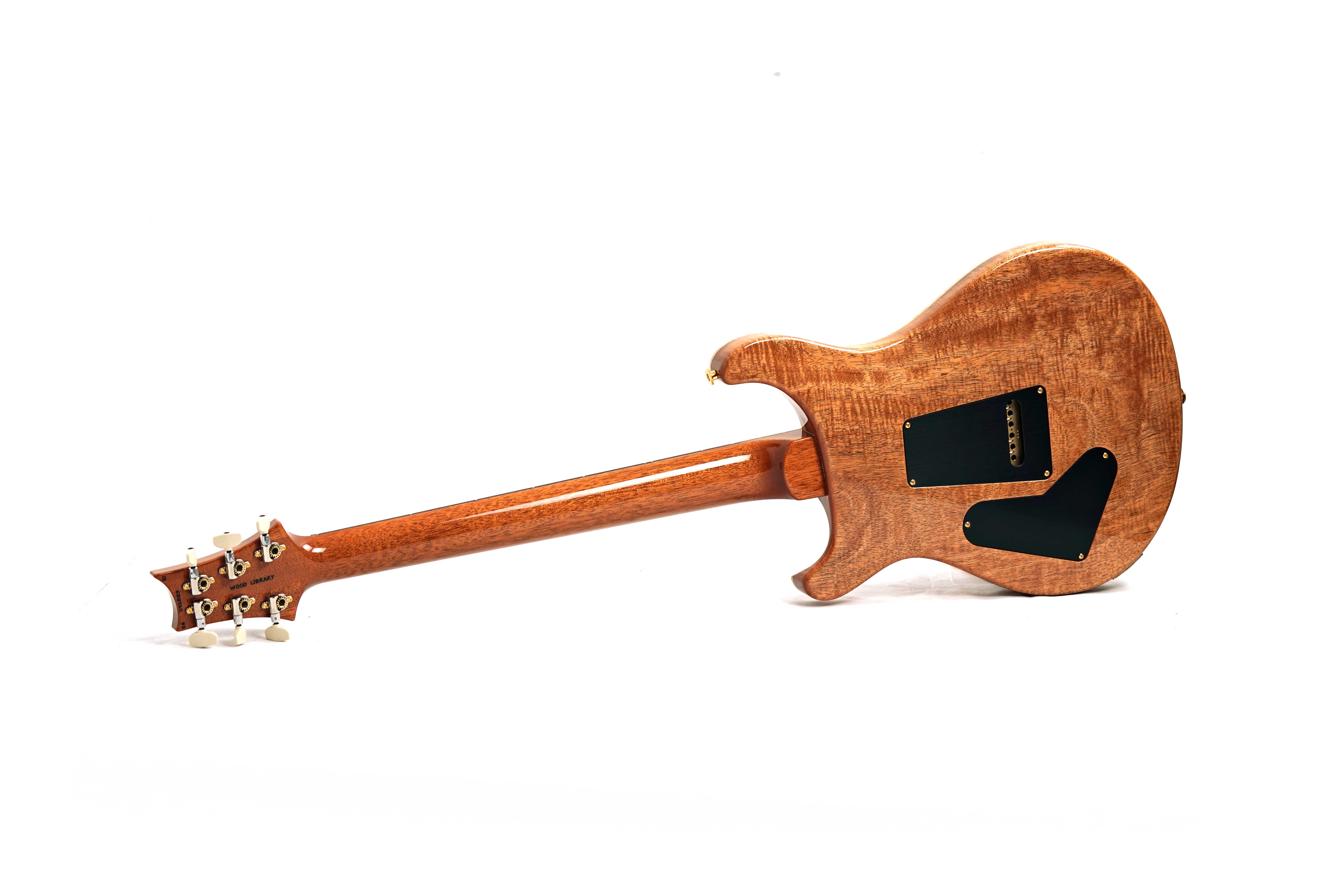 PRS Wood Library Custom 24-08 10 Top Red Tiger #0428123