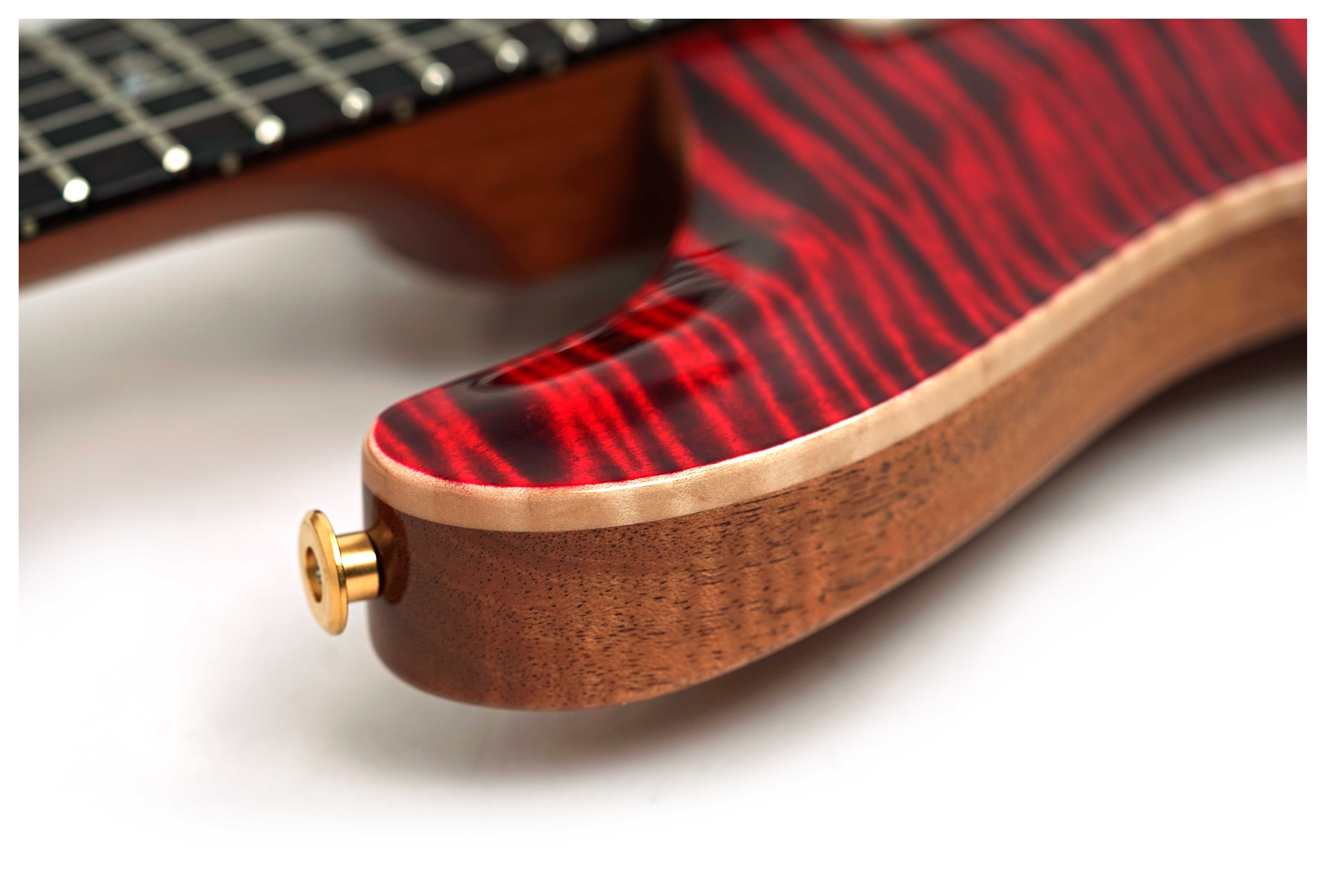 PRS Wood Library Custom 24-08 10 Top Red Tiger #0428123