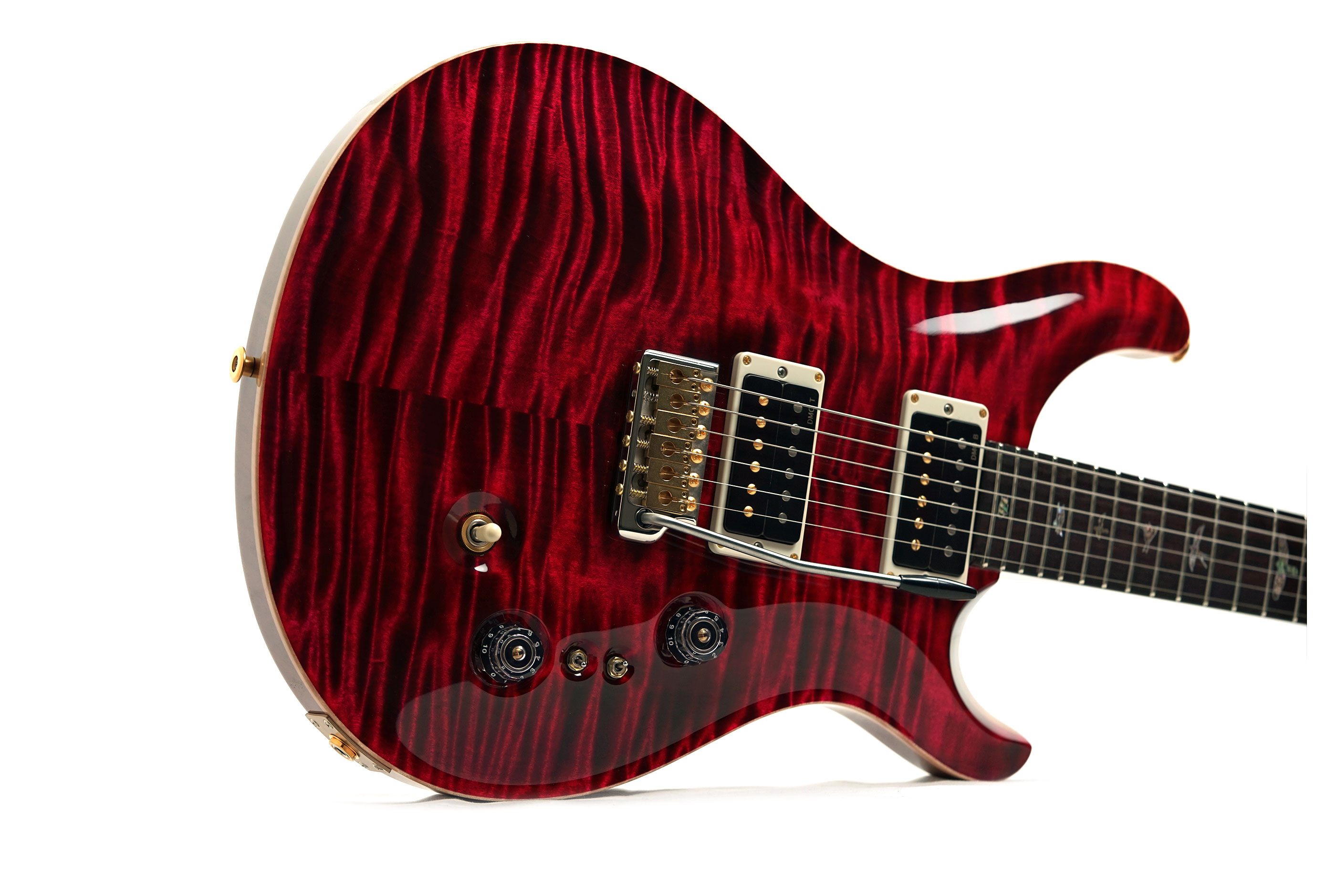 PRS Wood Library Custom 24-08 10 Top Red Tiger #0428127