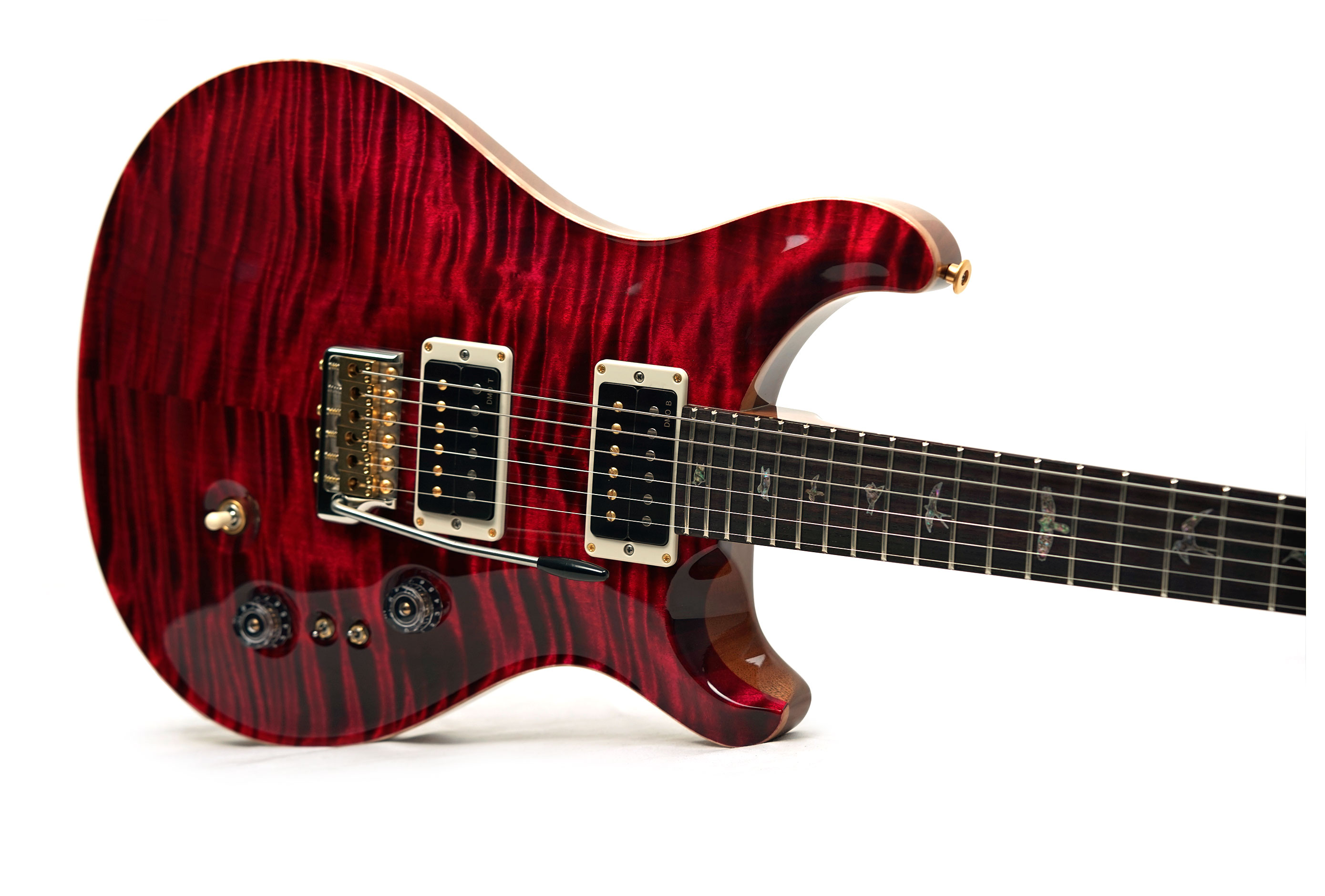 PRS Wood Library Custom 24-08 10 Top Red Tiger #0428127