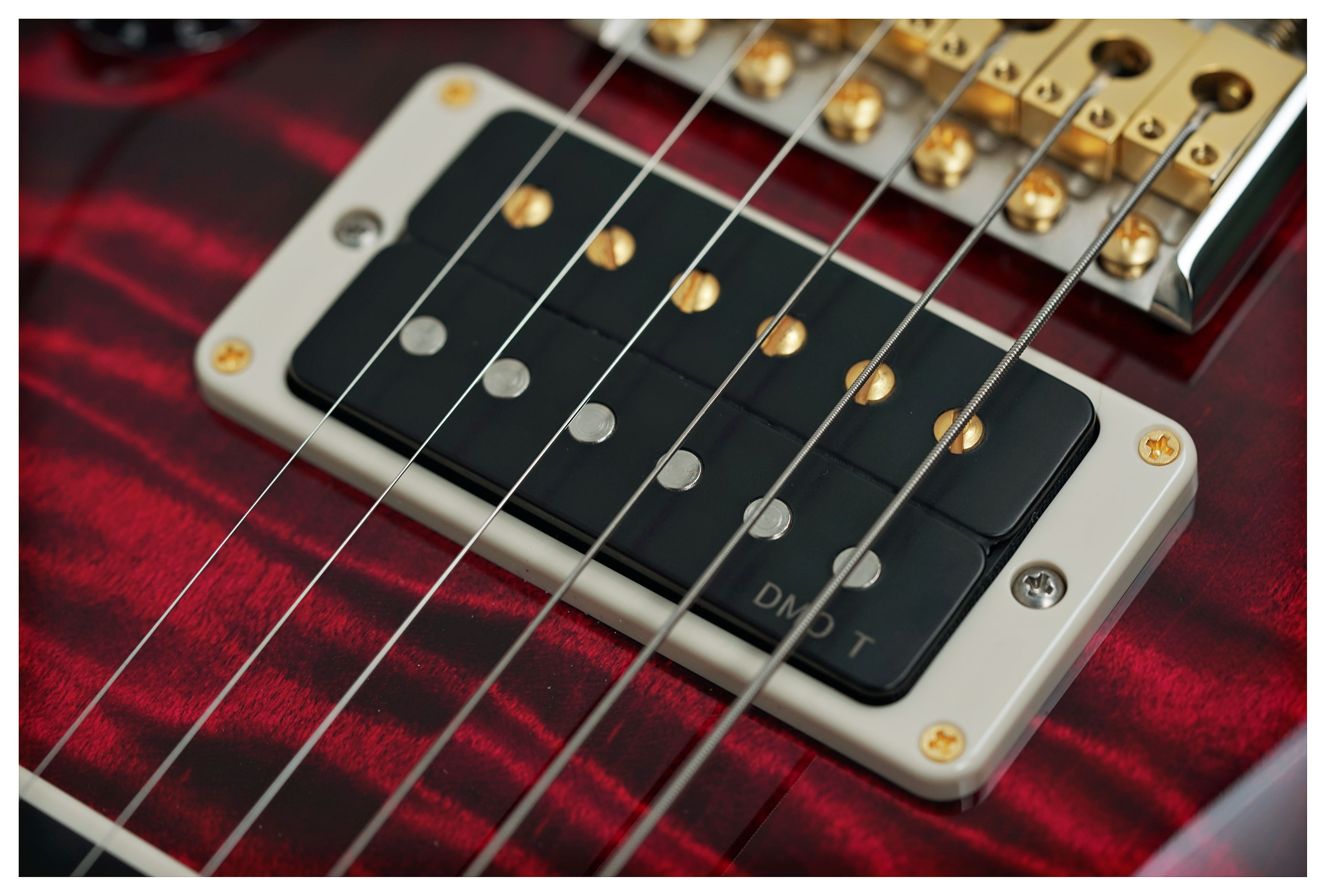 PRS Wood Library Custom 24-08 10 Top Red Tiger #0428127