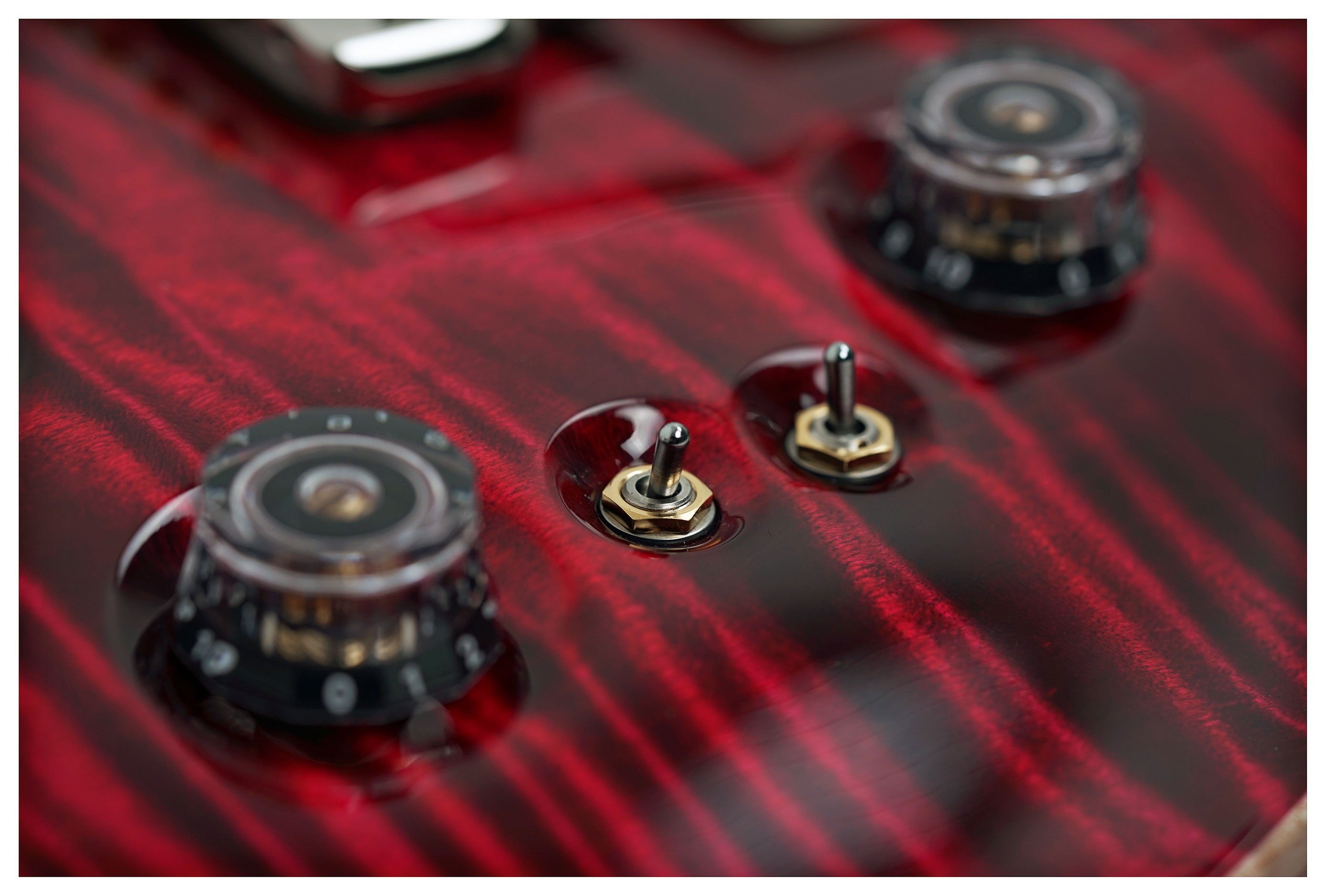 PRS Wood Library Custom 24-08 10 Top Red Tiger #0428127