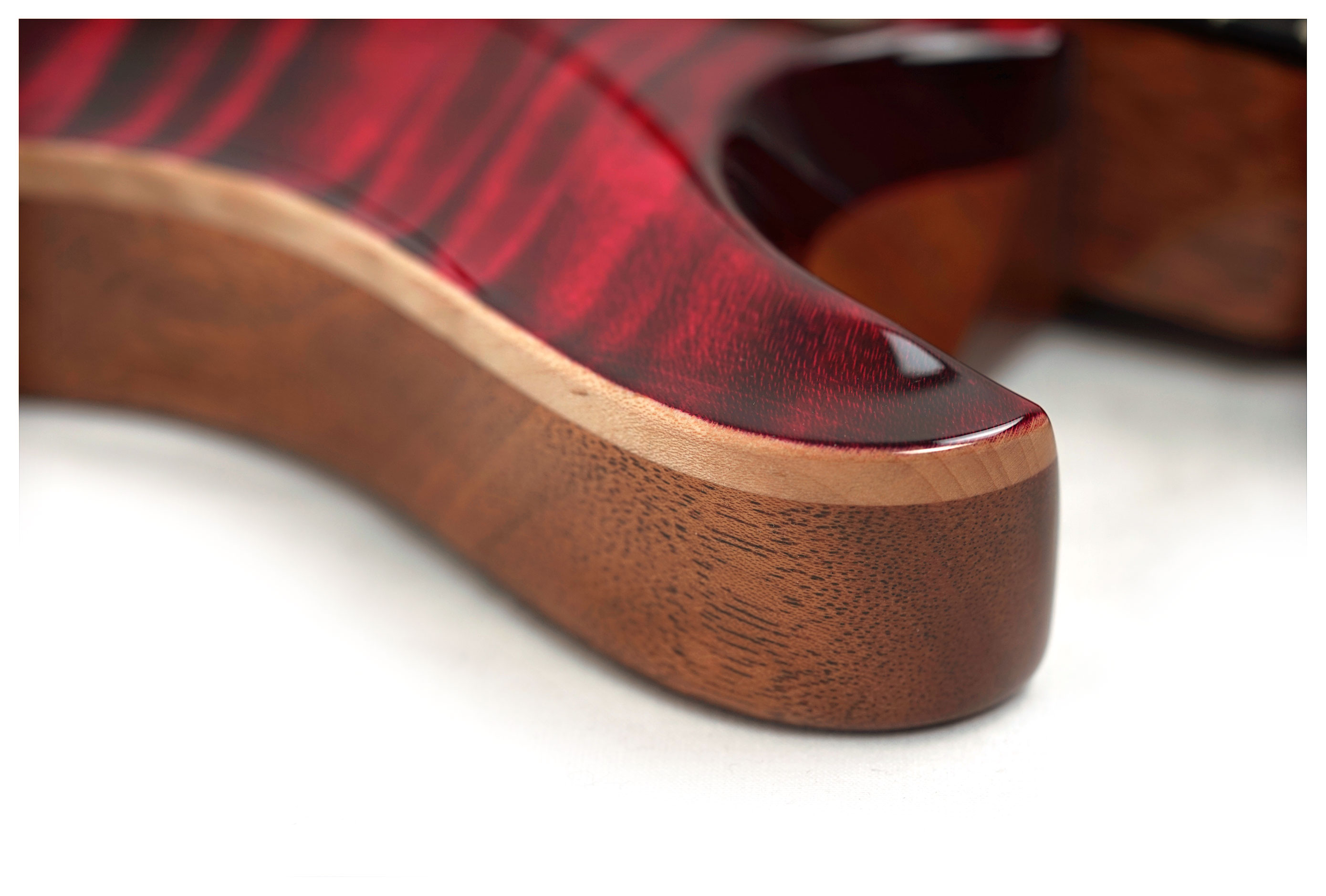 PRS Wood Library Custom 24-08 10 Top Red Tiger #0428127