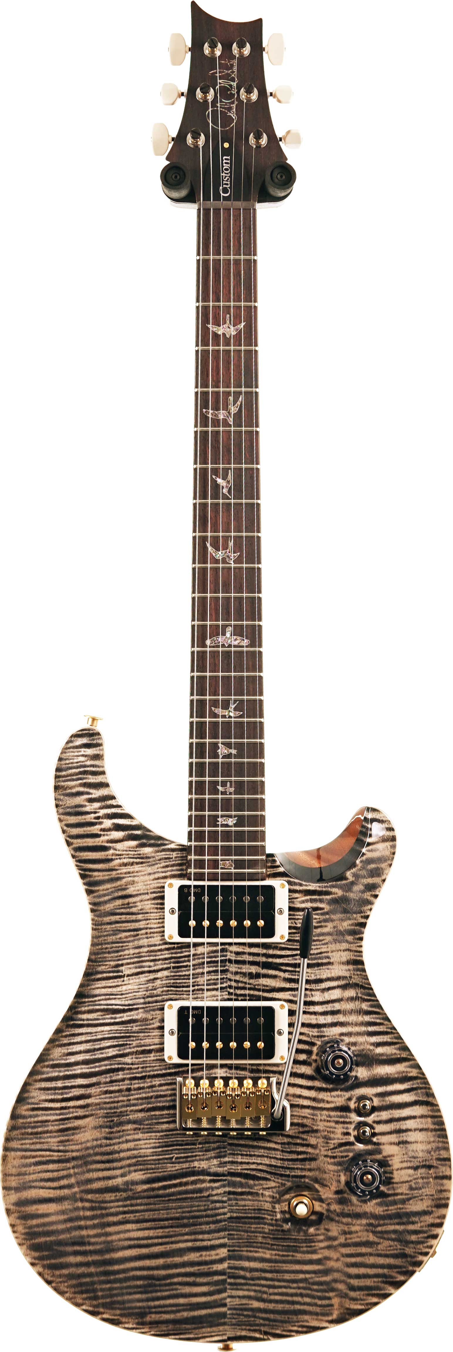 PRS Wood Library Custom 24-08 10 Top Charcoal #0428124