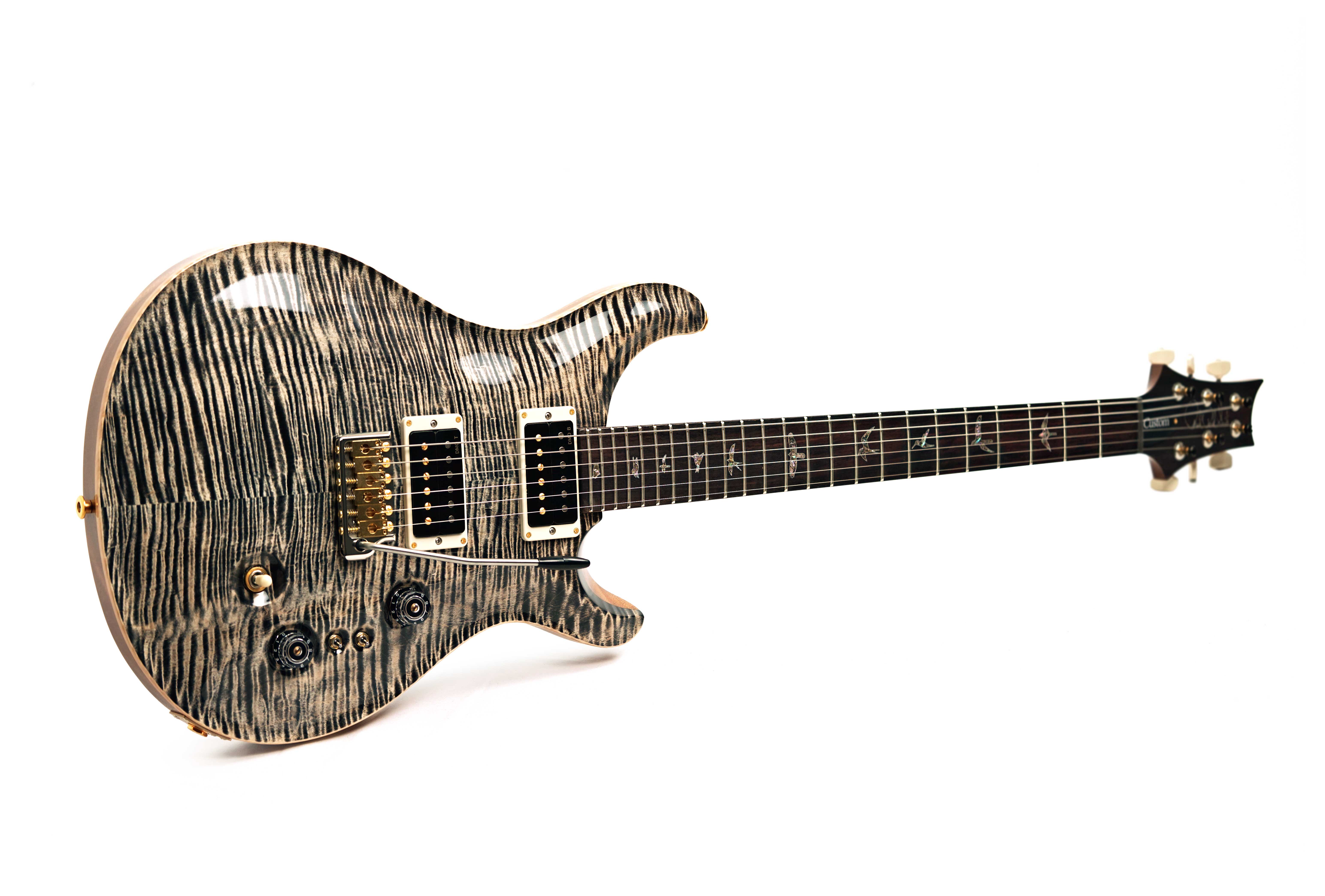 PRS Wood Library Custom 24-08 10 Top Charcoal #0428124