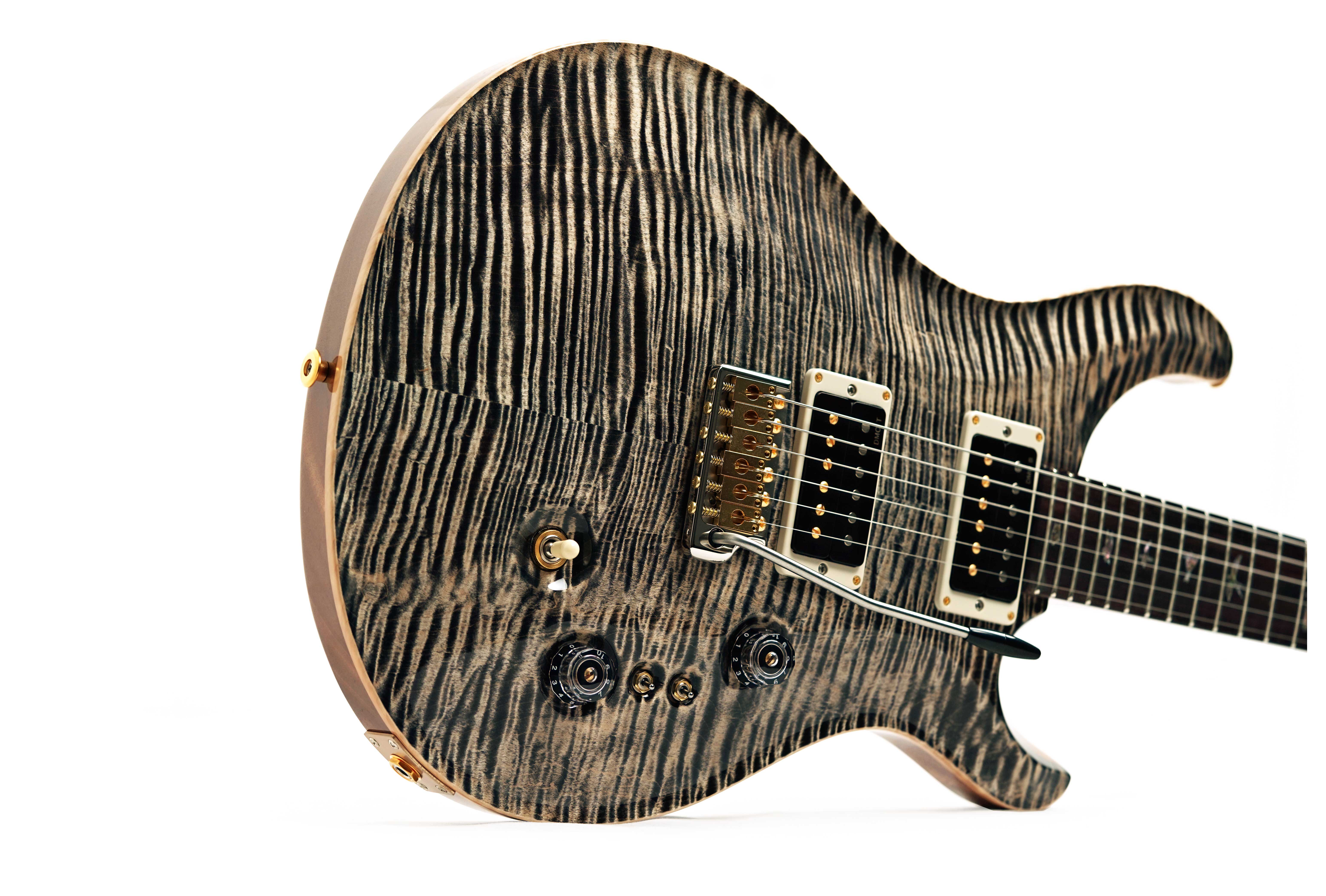 PRS Wood Library Custom 24-08 10 Top Charcoal #0428124