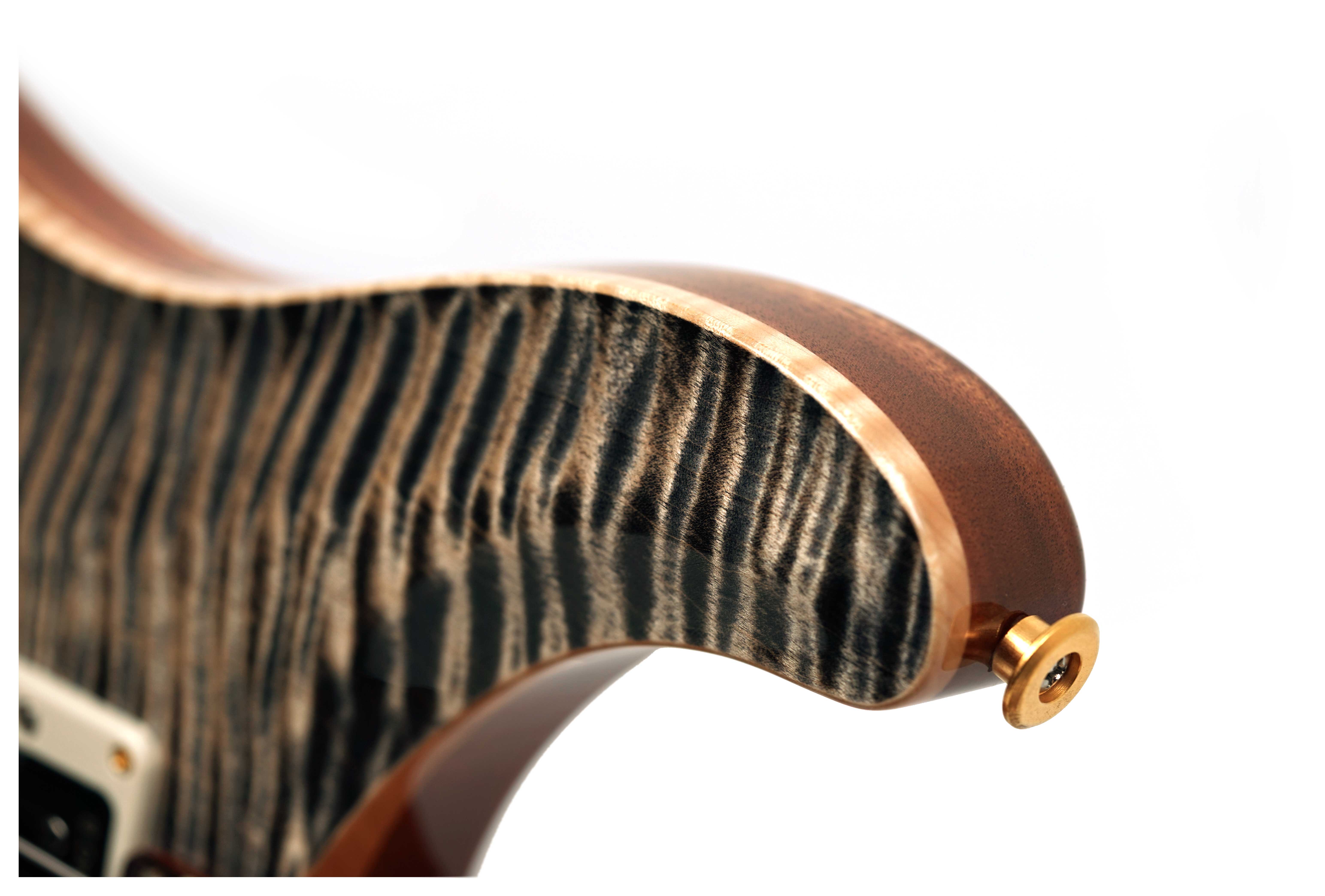 PRS Wood Library Custom 24-08 10 Top Charcoal #0428124