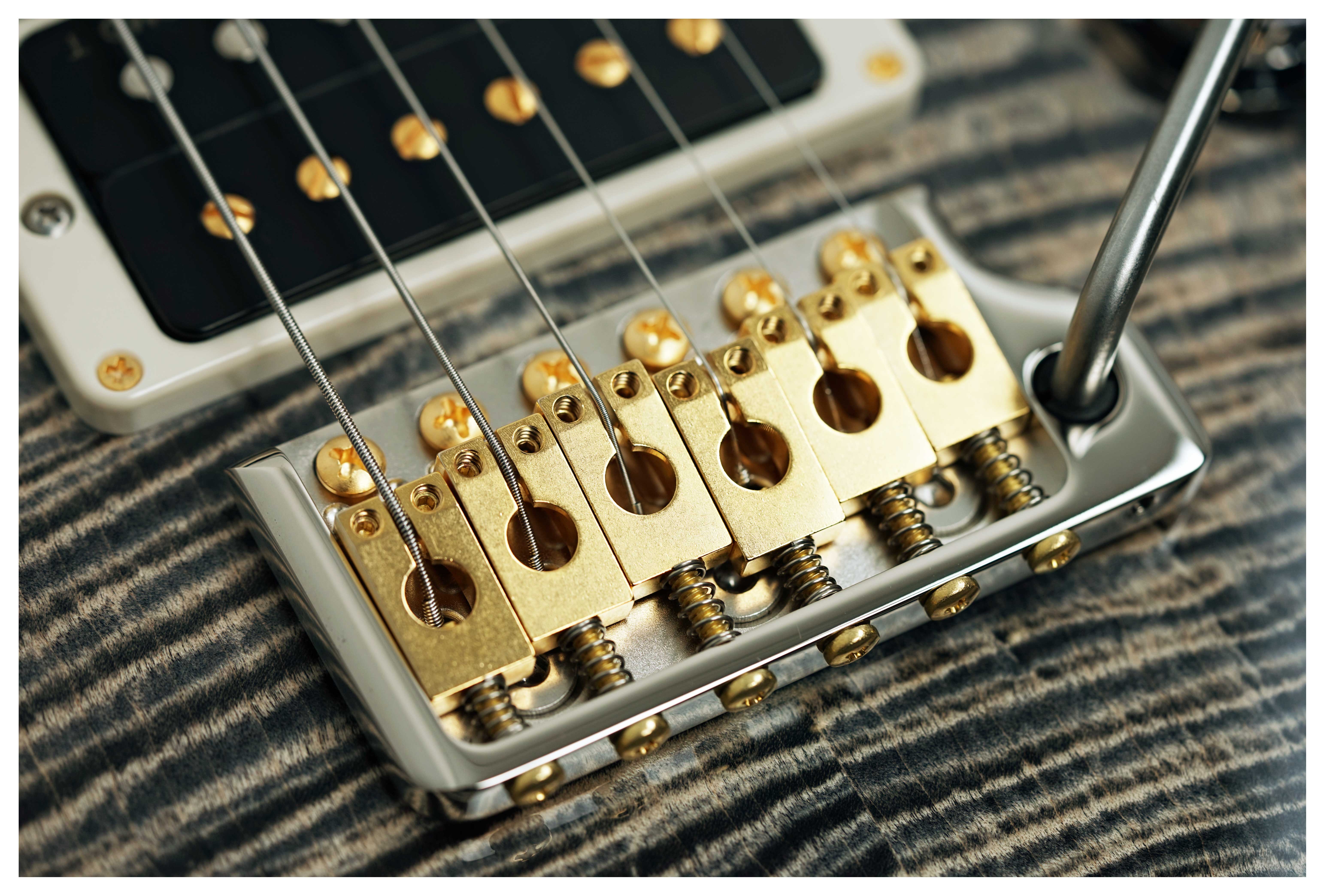 PRS Wood Library Custom 24-08 10 Top Charcoal #0428124