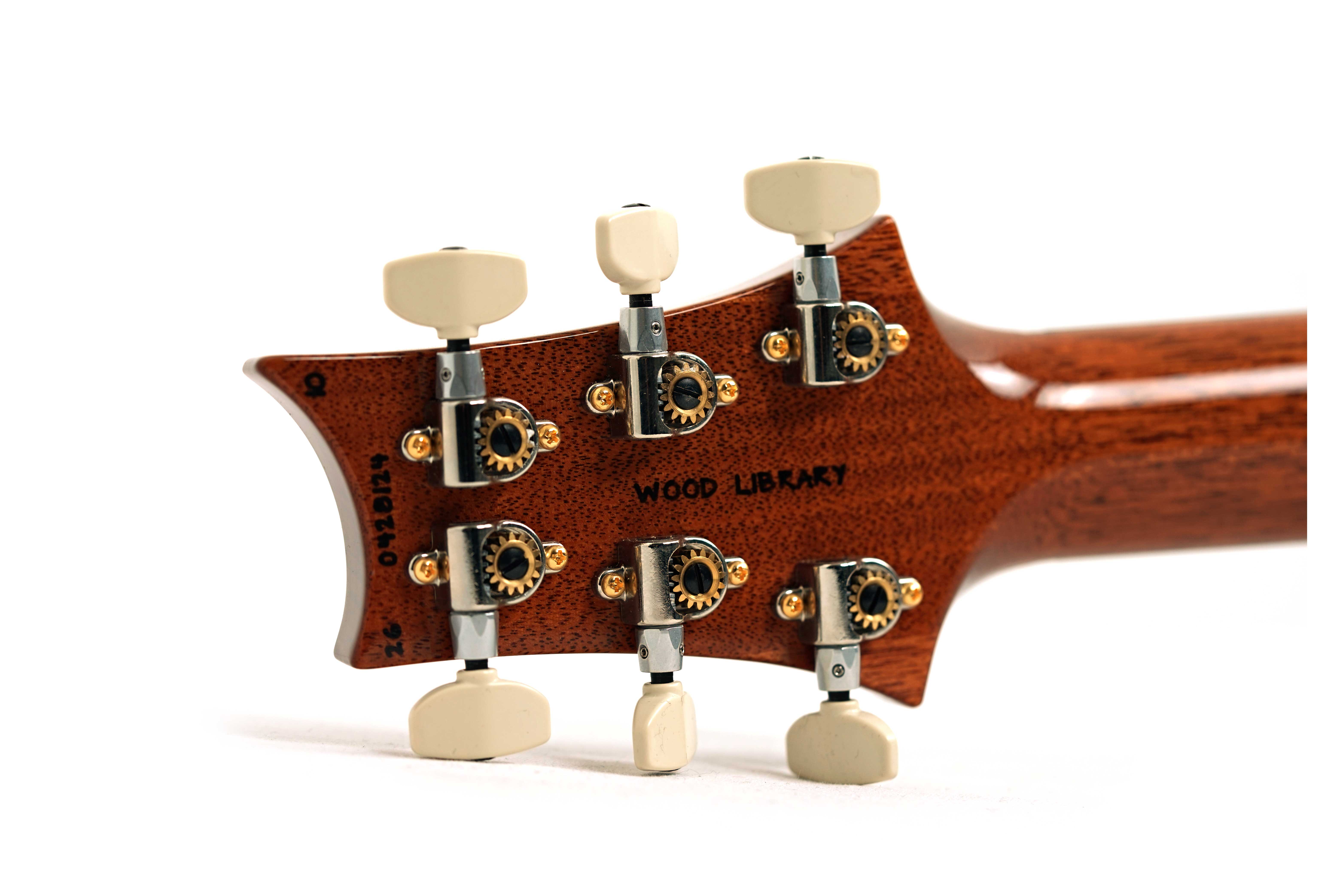 PRS Wood Library Custom 24-08 10 Top Charcoal #0428124