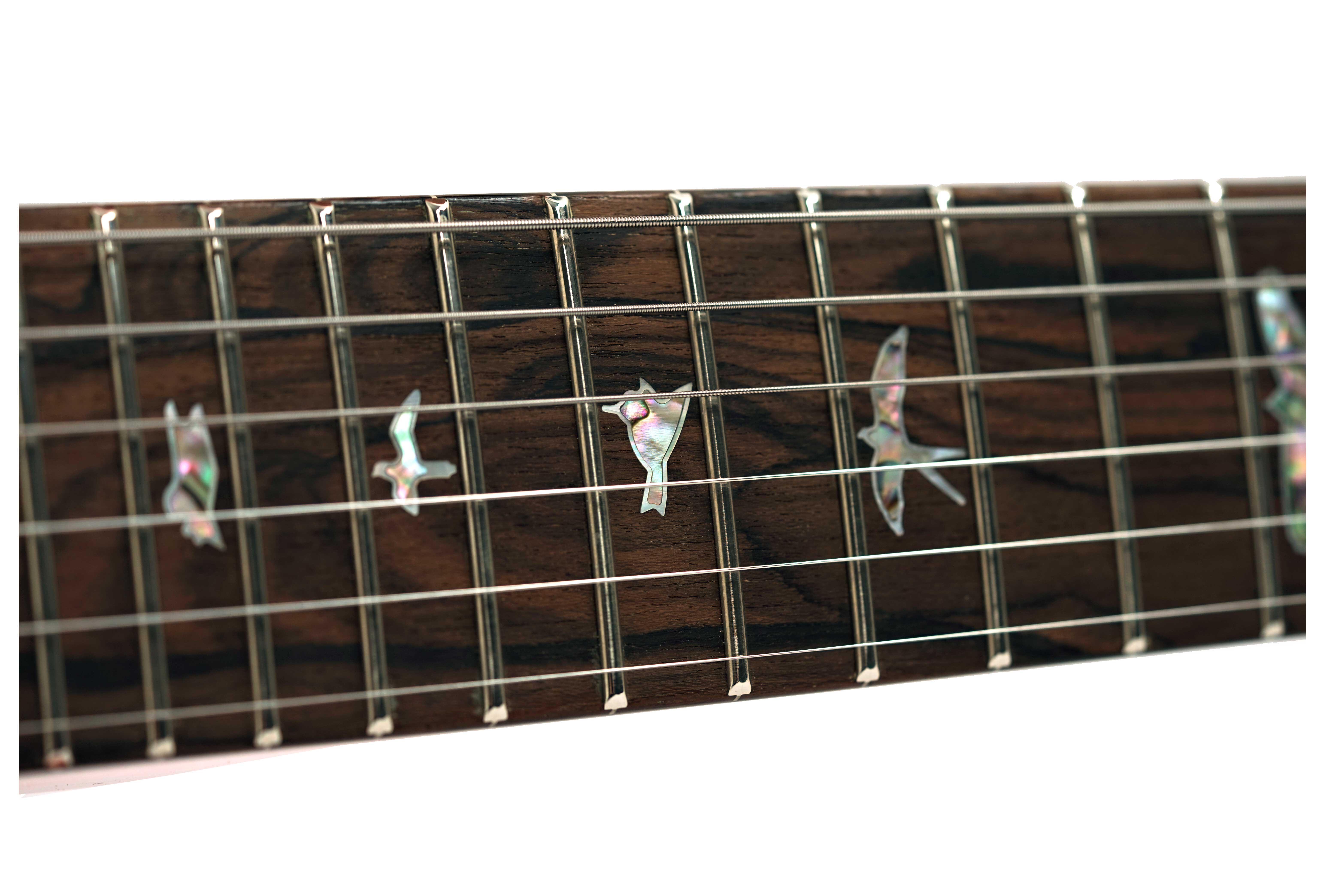PRS Custom 24-08 10 Top Salmon with Flame Maple Neck and DMO Pickups #0425874