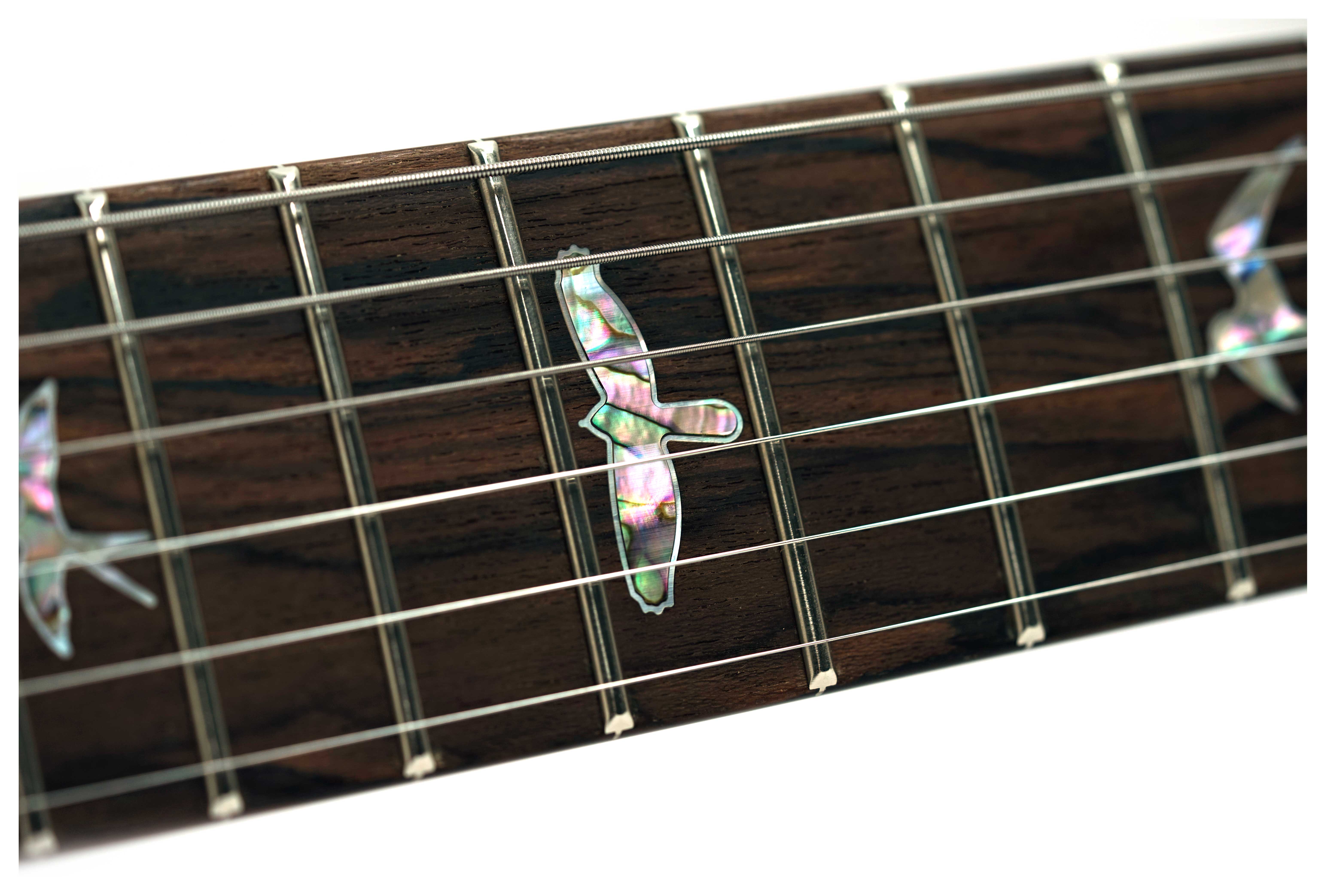 PRS Custom 24-08 10 Top Salmon with Flame Maple Neck and DMO Pickups #0425874