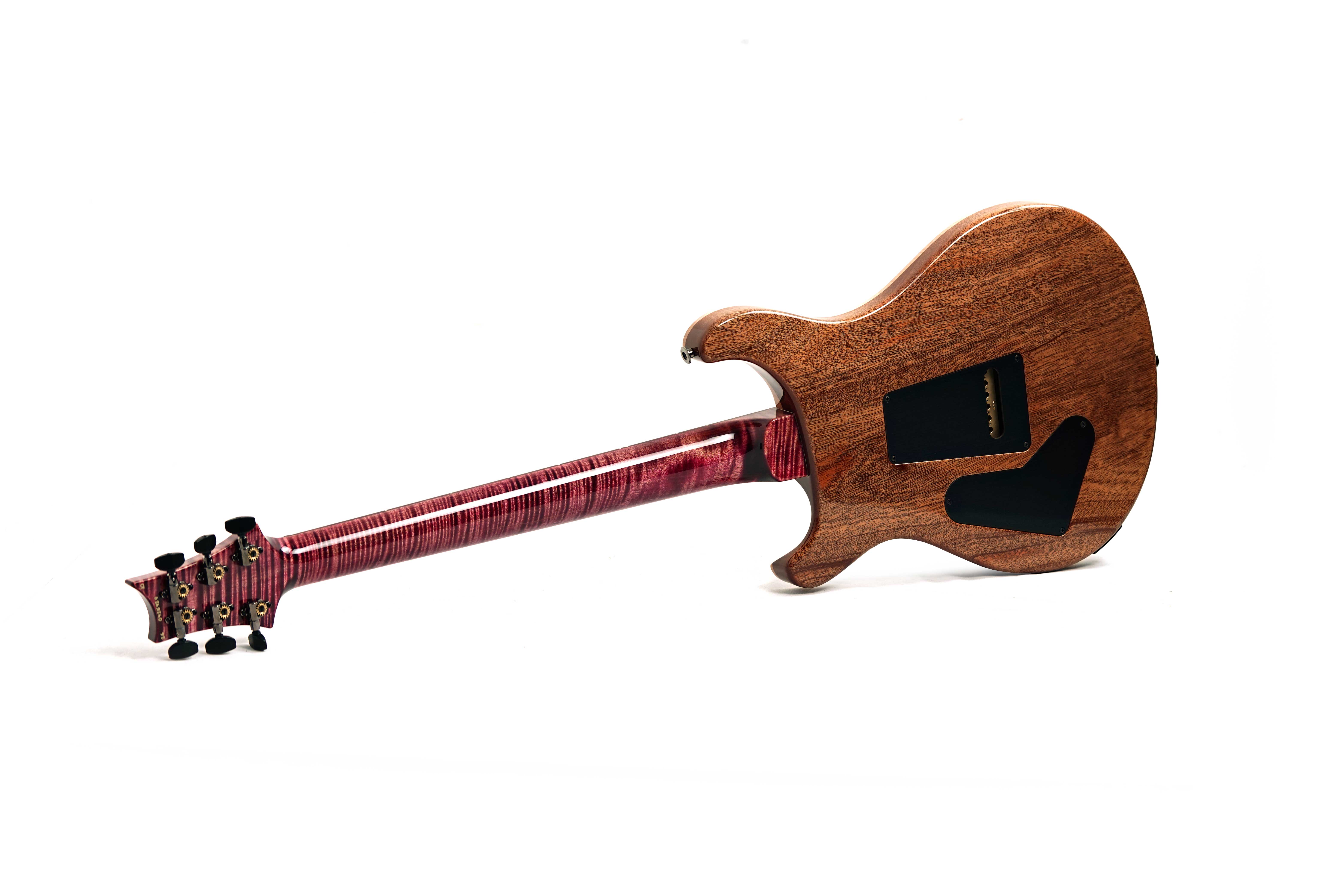PRS Custom 24-08 10 Top Pomegranate with Flame Maple Neck and DMO Pickups #0425929