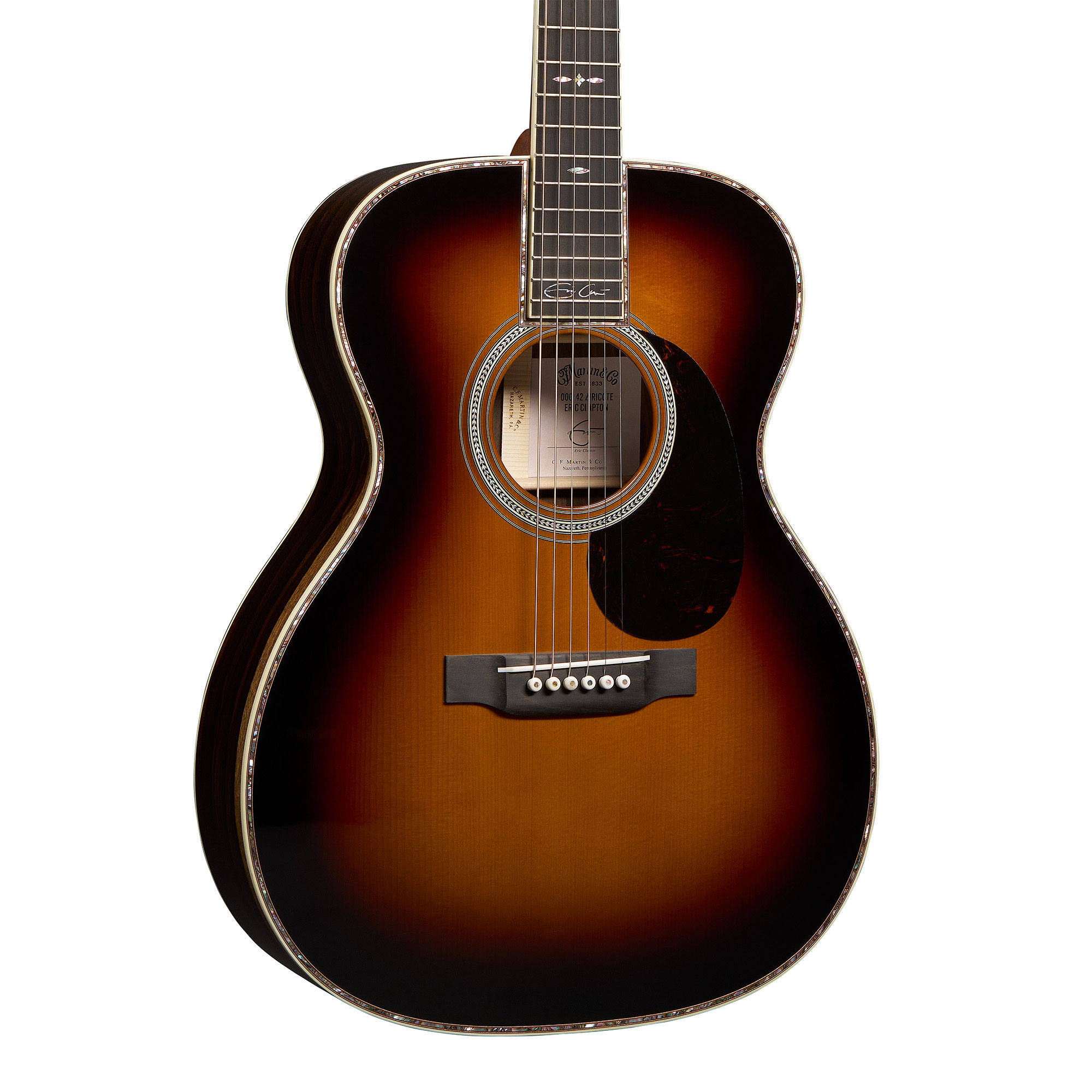 Martin 000-42 Eric Clapton Signature Ziricote Burst