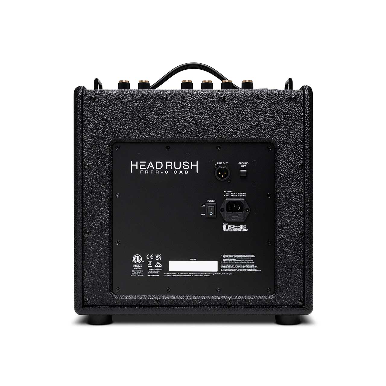 HeadRush FRFR-8 CAB Full-Range Flat-Response 8-Inch Guitar Amp Cabinet with Bluetooth
