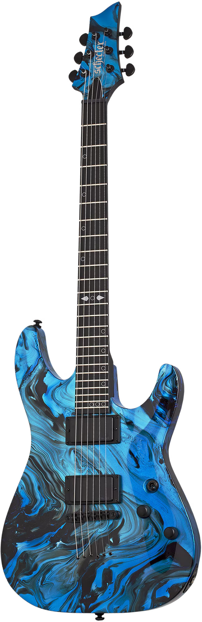Schecter C-1 Hydro Dip Midnight Tide