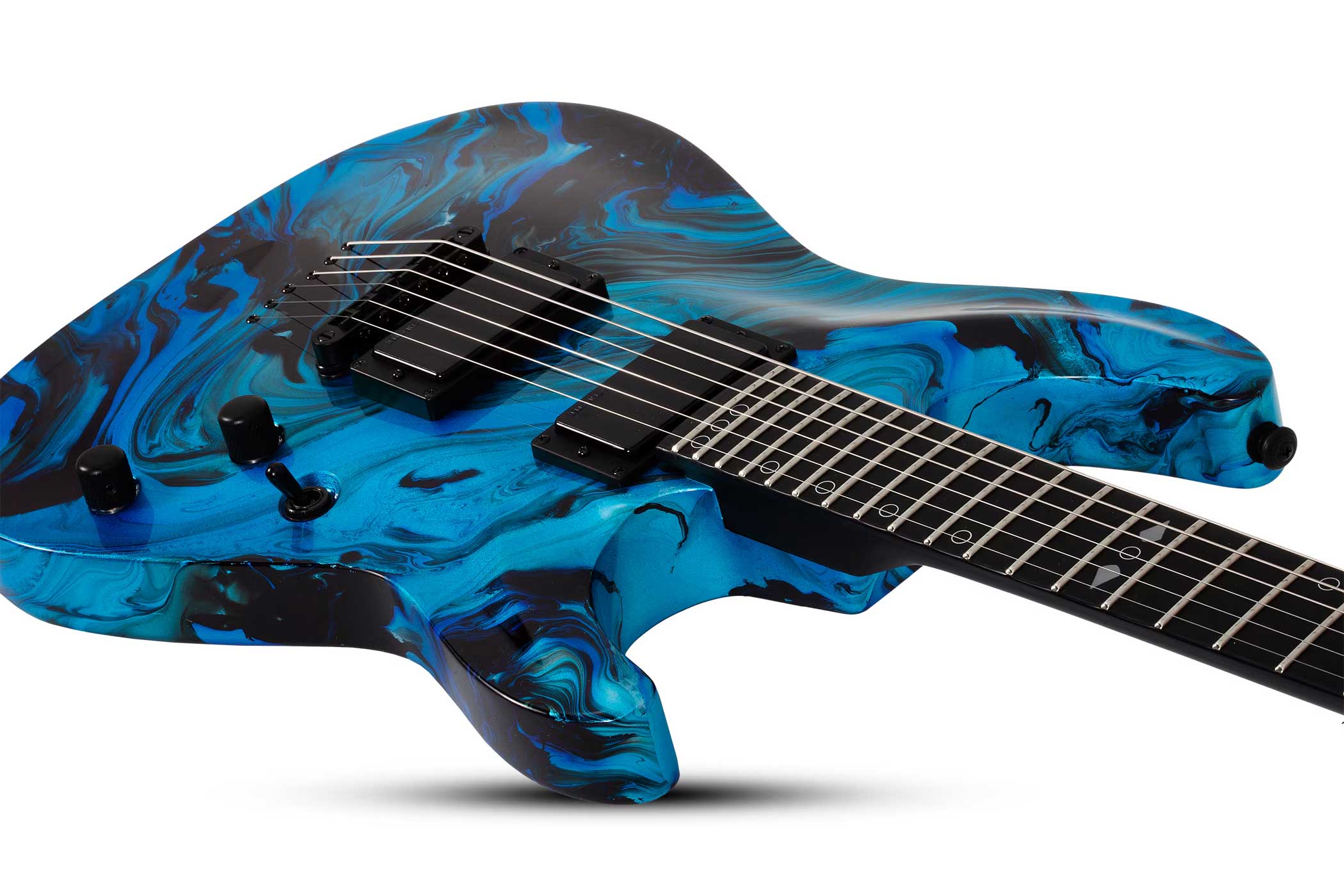 Schecter C-1 Hydro Dip Midnight Tide