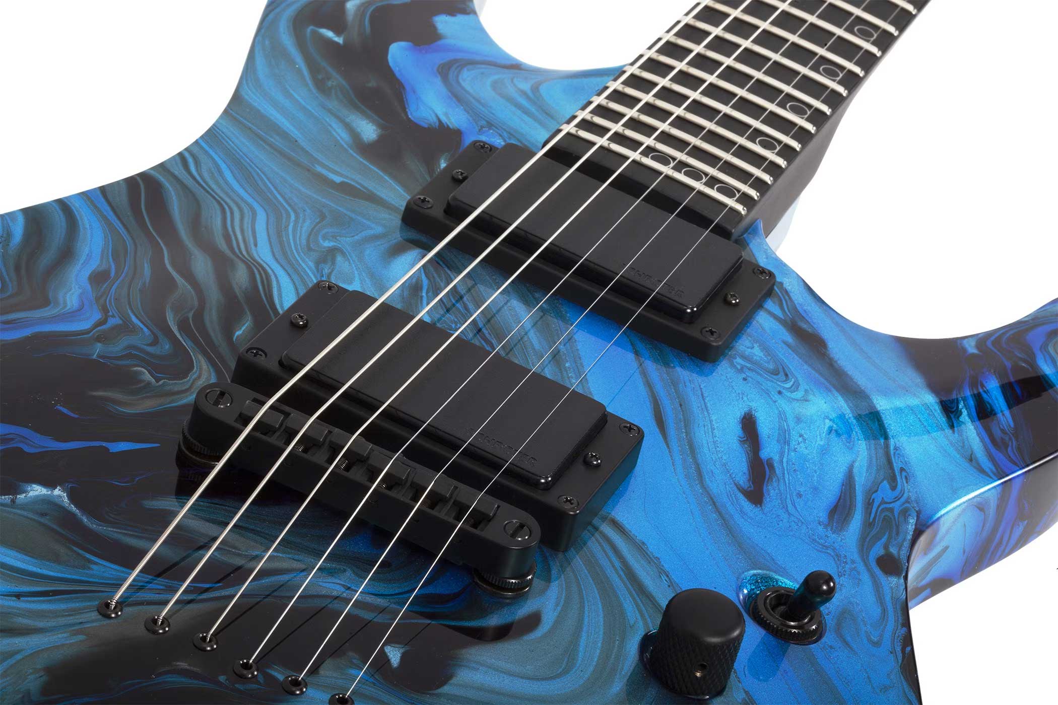 Schecter C-1 Hydro Dip Midnight Tide