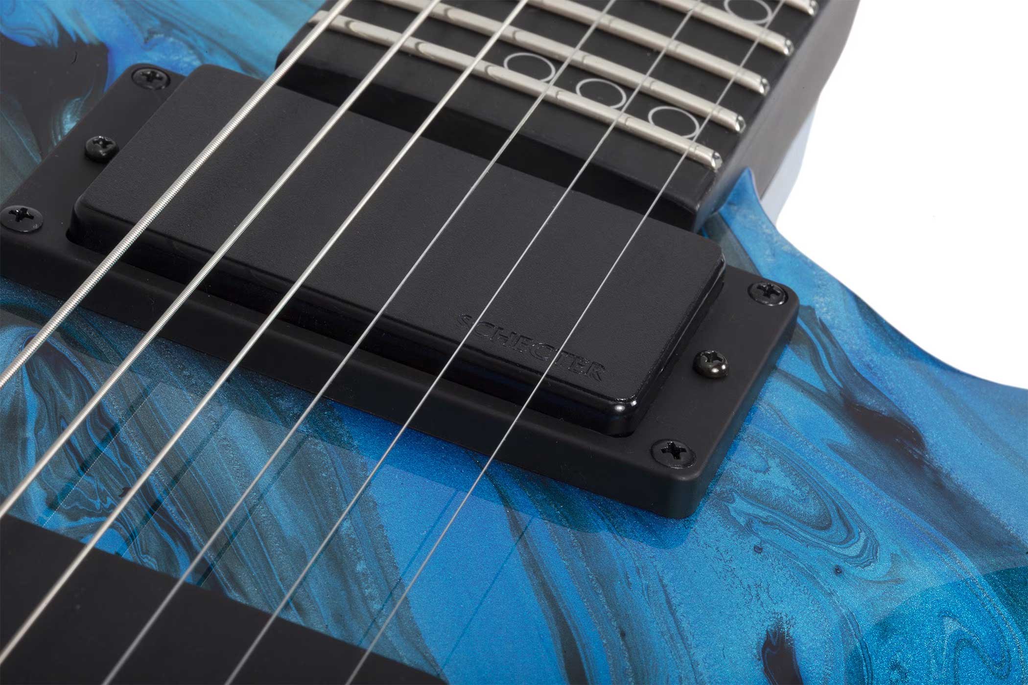 Schecter C-1 Hydro Dip Midnight Tide