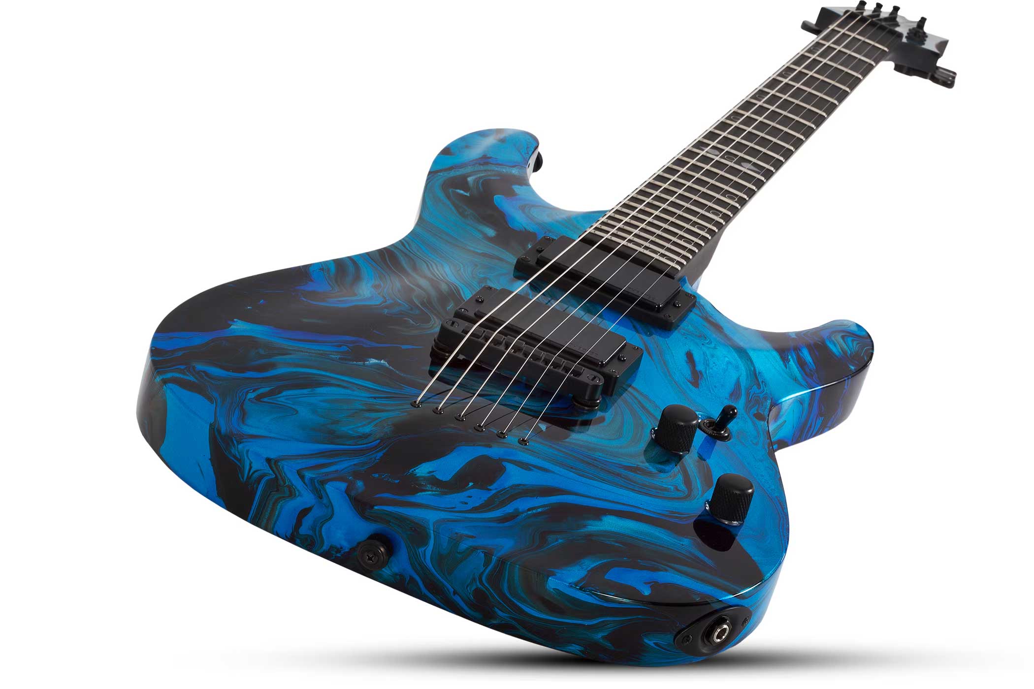Schecter C-1 Hydro Dip Midnight Tide