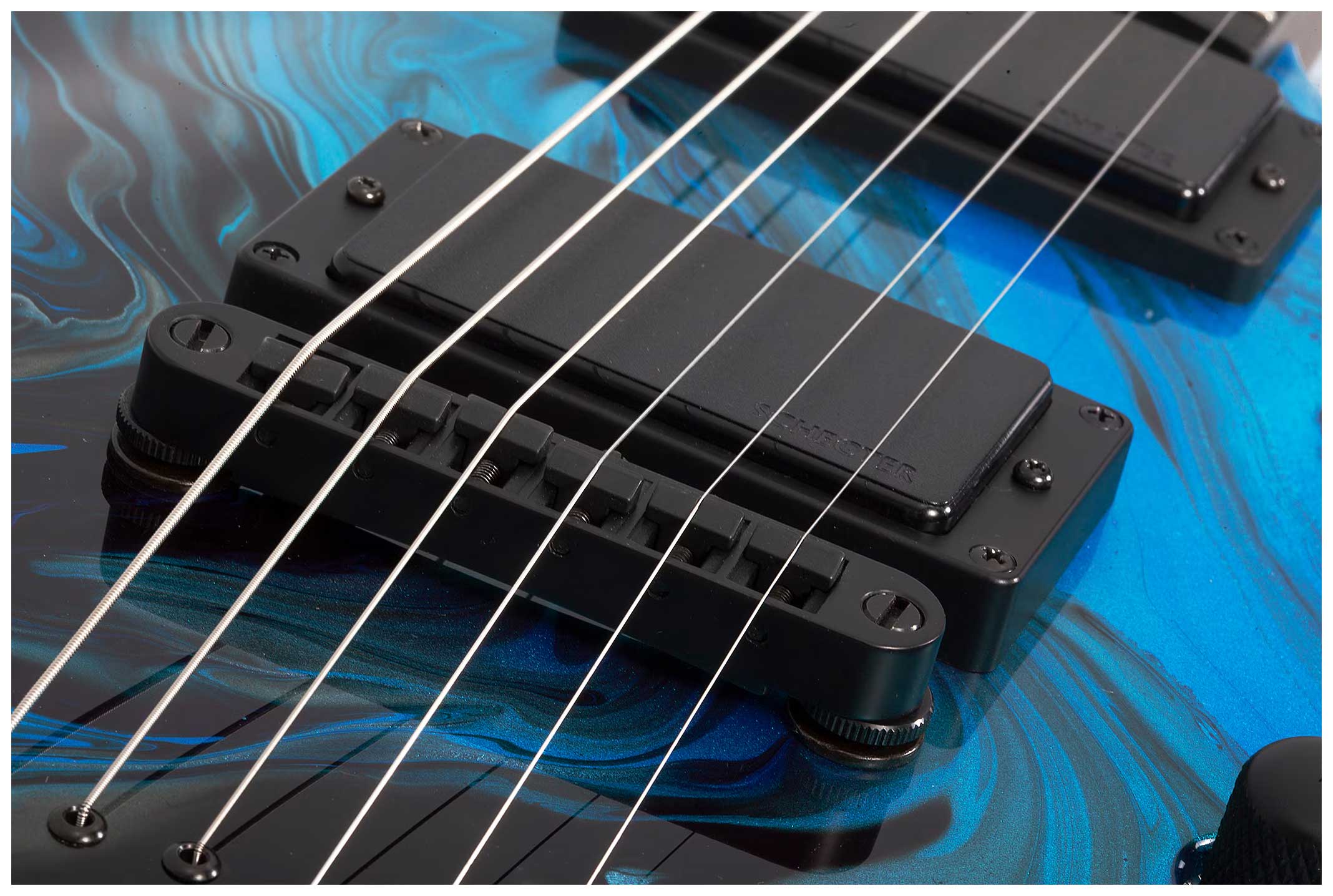 Schecter C-1 Hydro Dip Midnight Tide