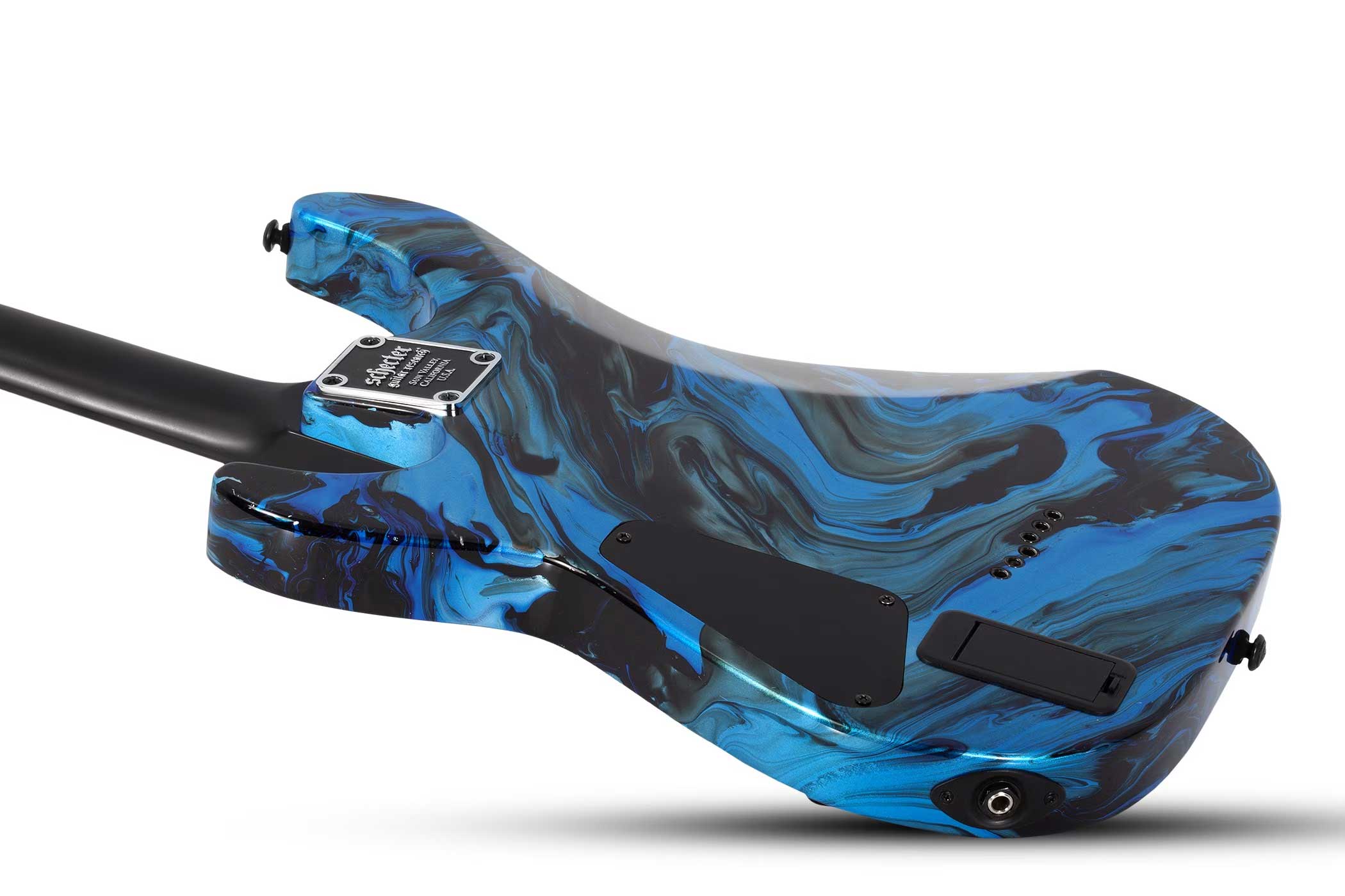 Schecter C-1 Hydro Dip Midnight Tide