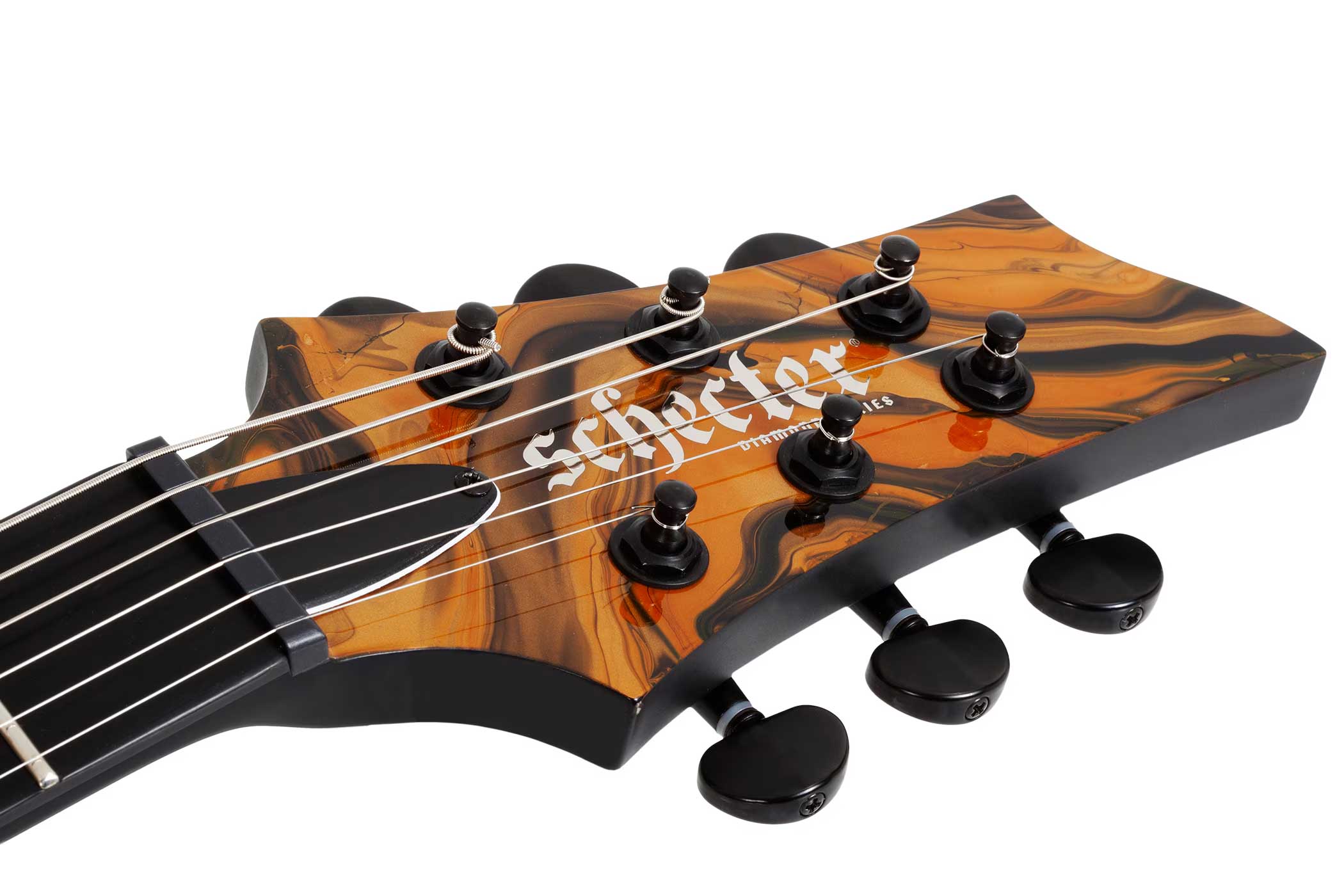 Schecter C-1 Hydro Dip Golden Eclipse