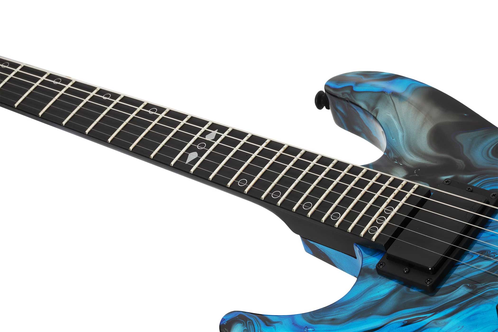 Schecter C-1 Hydro Dip Midnight Tide Left Handed