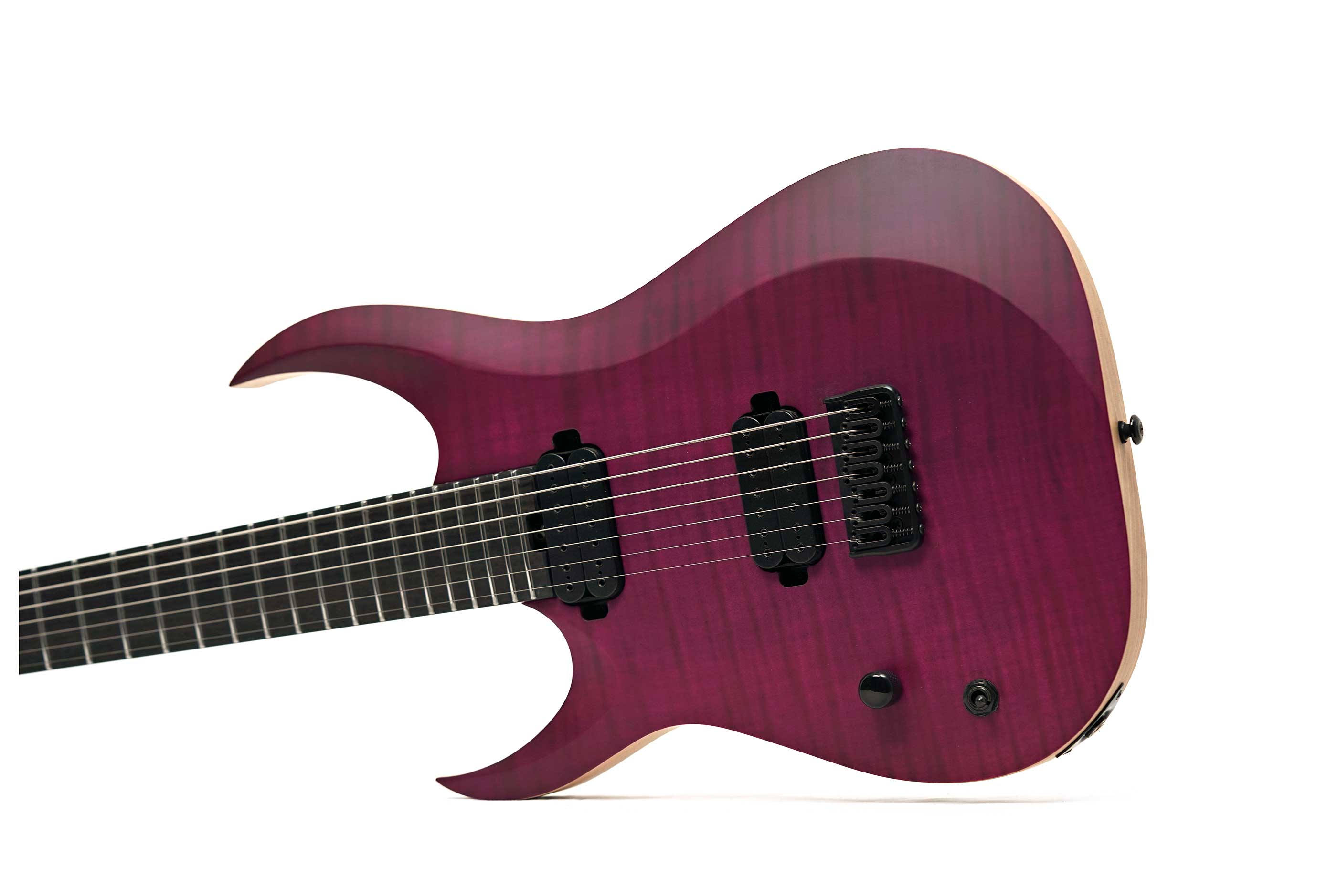 Schecter John Browne TAO-7 Satin Trans Purple Left Handed