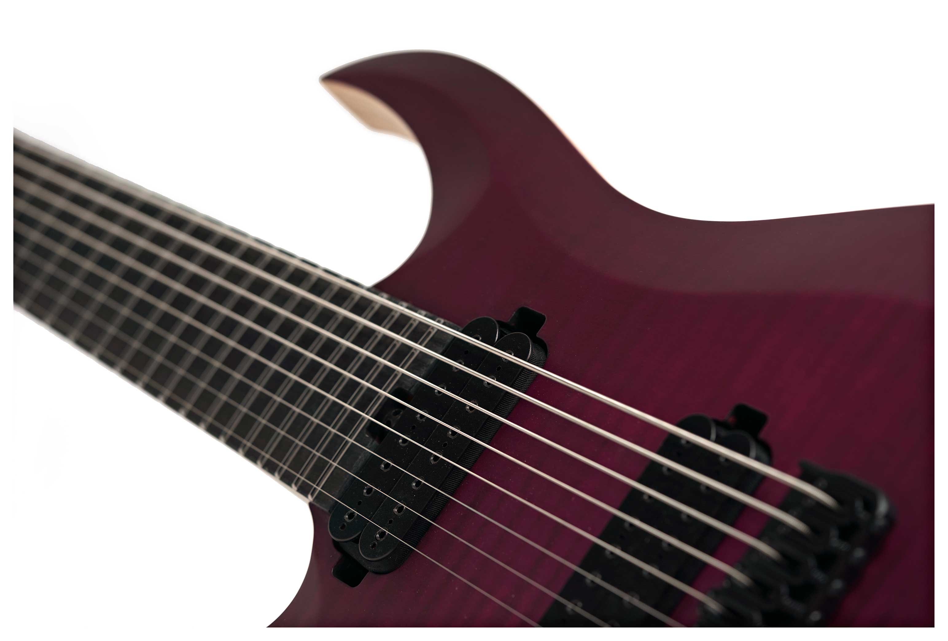 Schecter John Browne TAO-8 Satin Trans Purple Left Handed