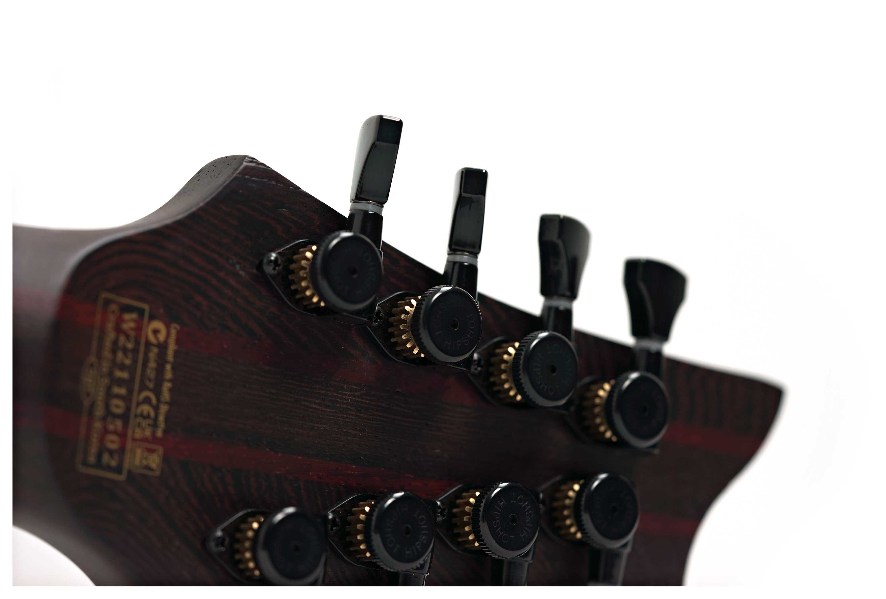 Schecter John Browne TAO-8 Satin Trans Purple Left Handed