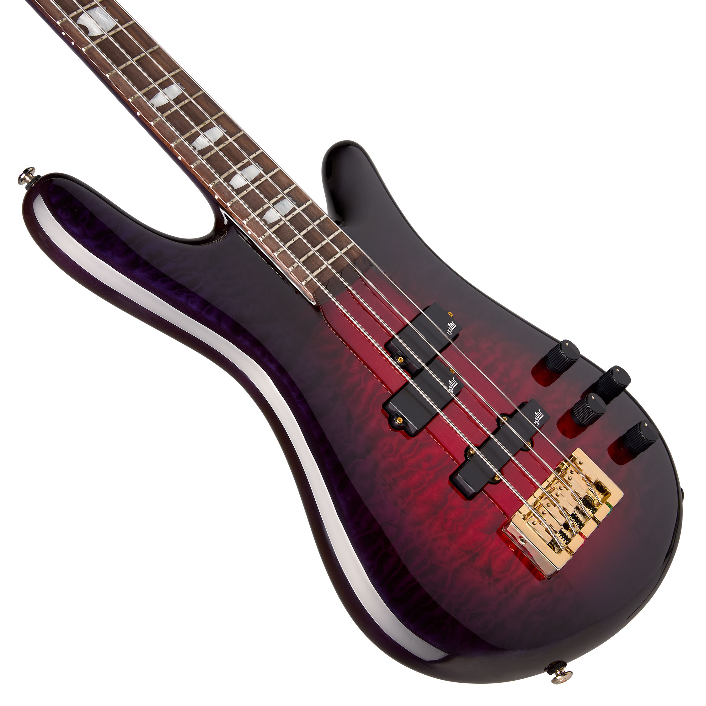 Spector Icon NS-2 Neck Through Purple Cherry