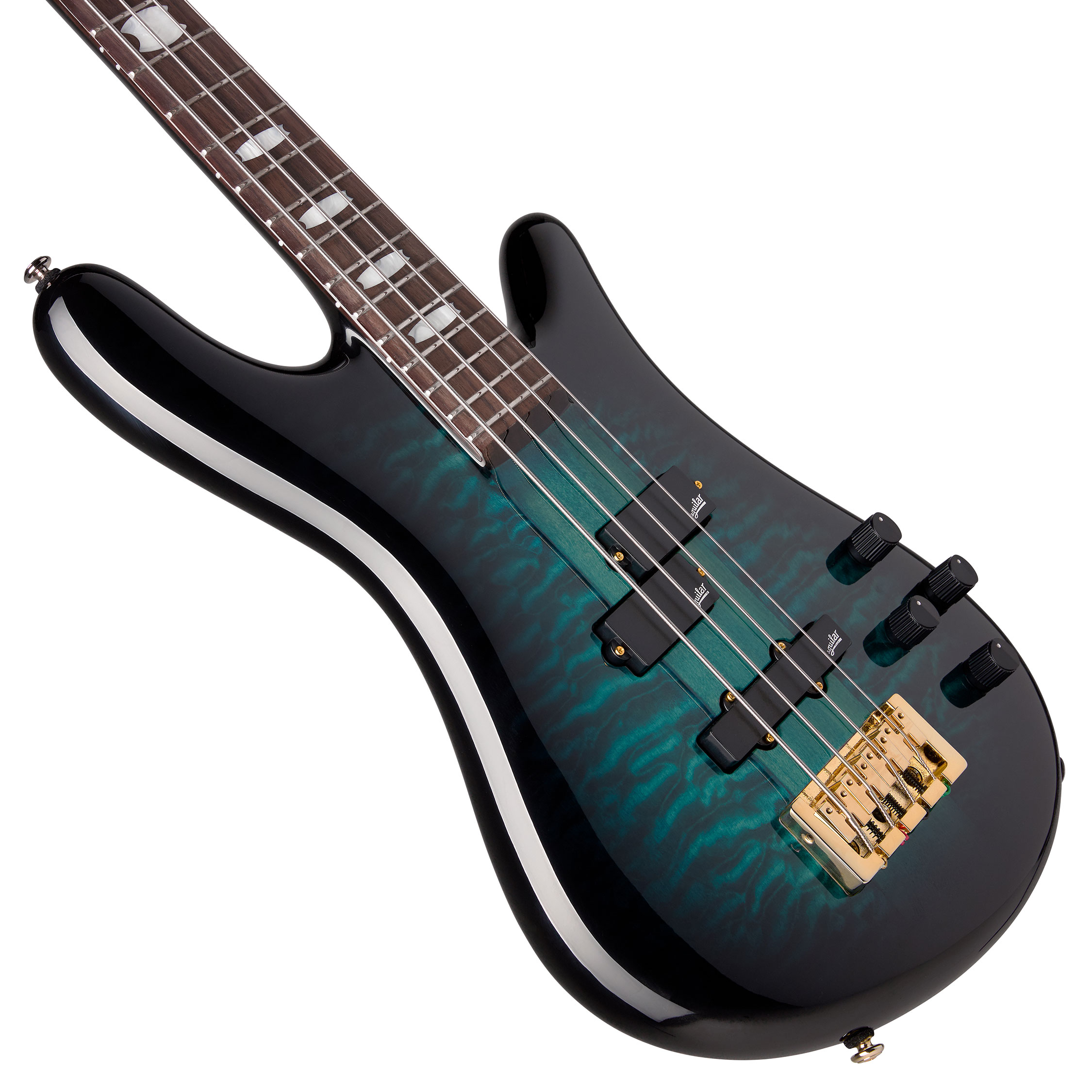 Spector Icon NS-2 Neck Through Black and Blue