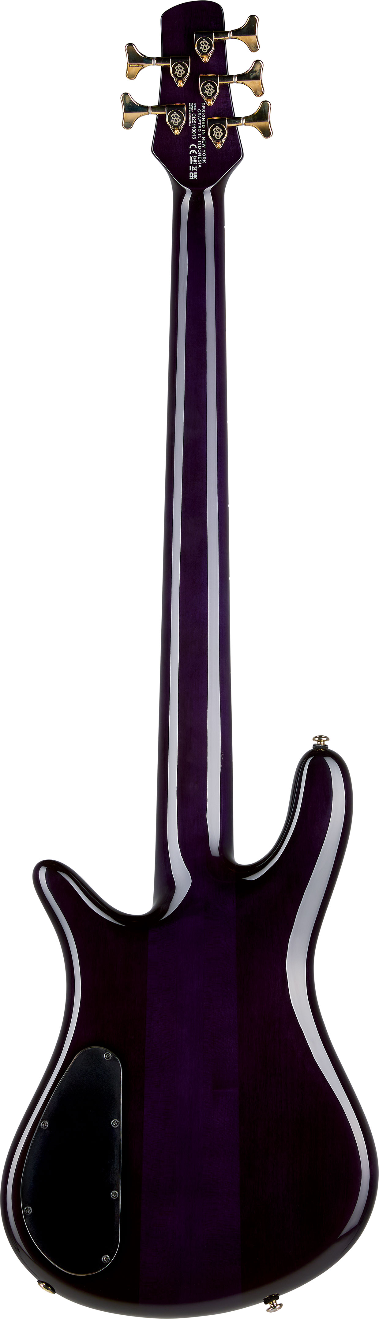 Spector Icon NS-5 Neck Through Purple Cherry