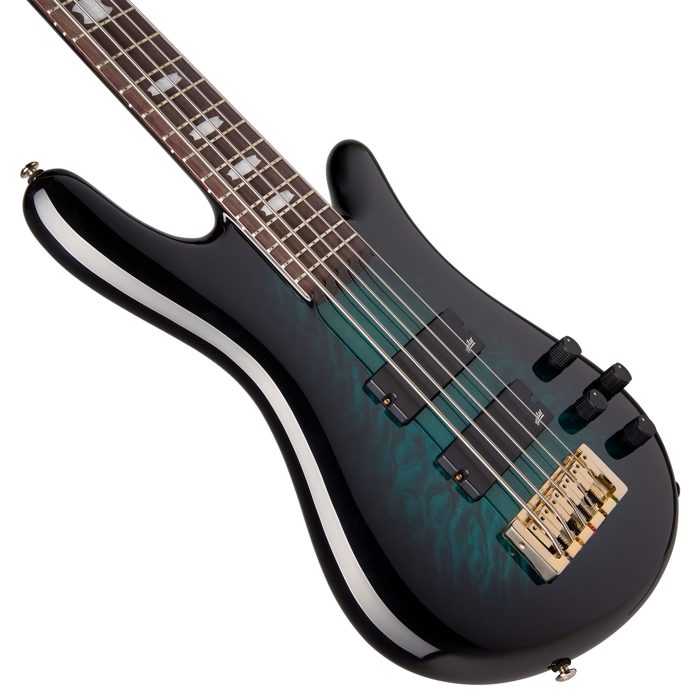 Spector Icon NS-5 Neck Through Black and Blue