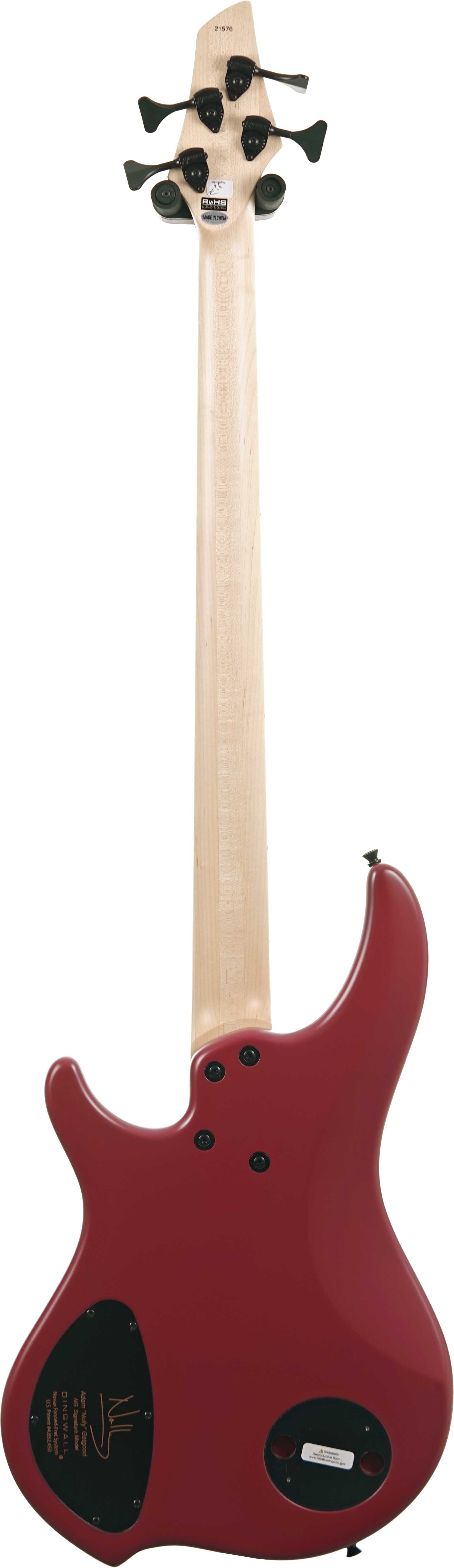 Dingwall NG3 4 String Matte Pegasus Red Maple Fingerboard #21576