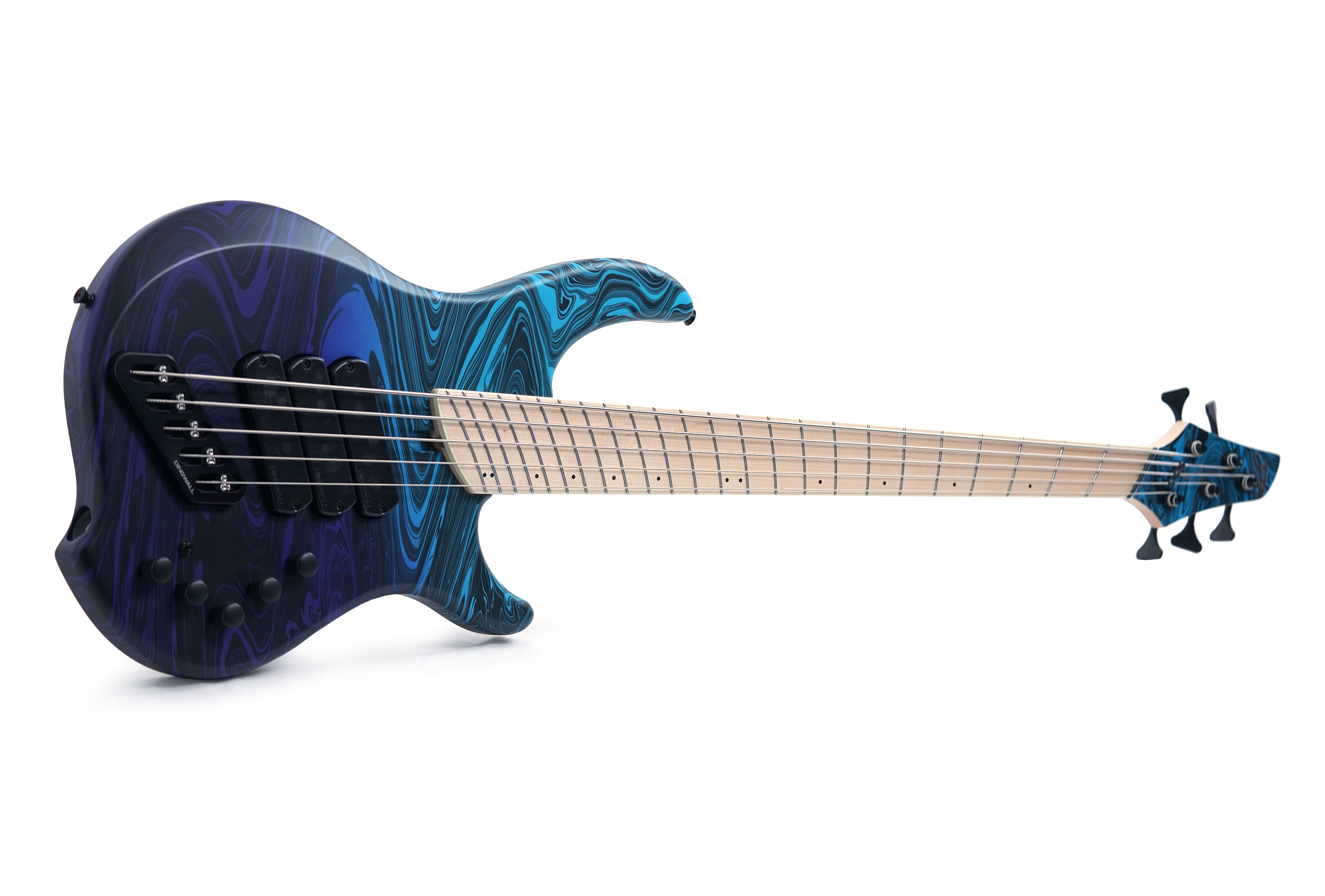 Dingwall NG3 5 String Purple Blue Fade Swirl Maple Fingerboard #21797B