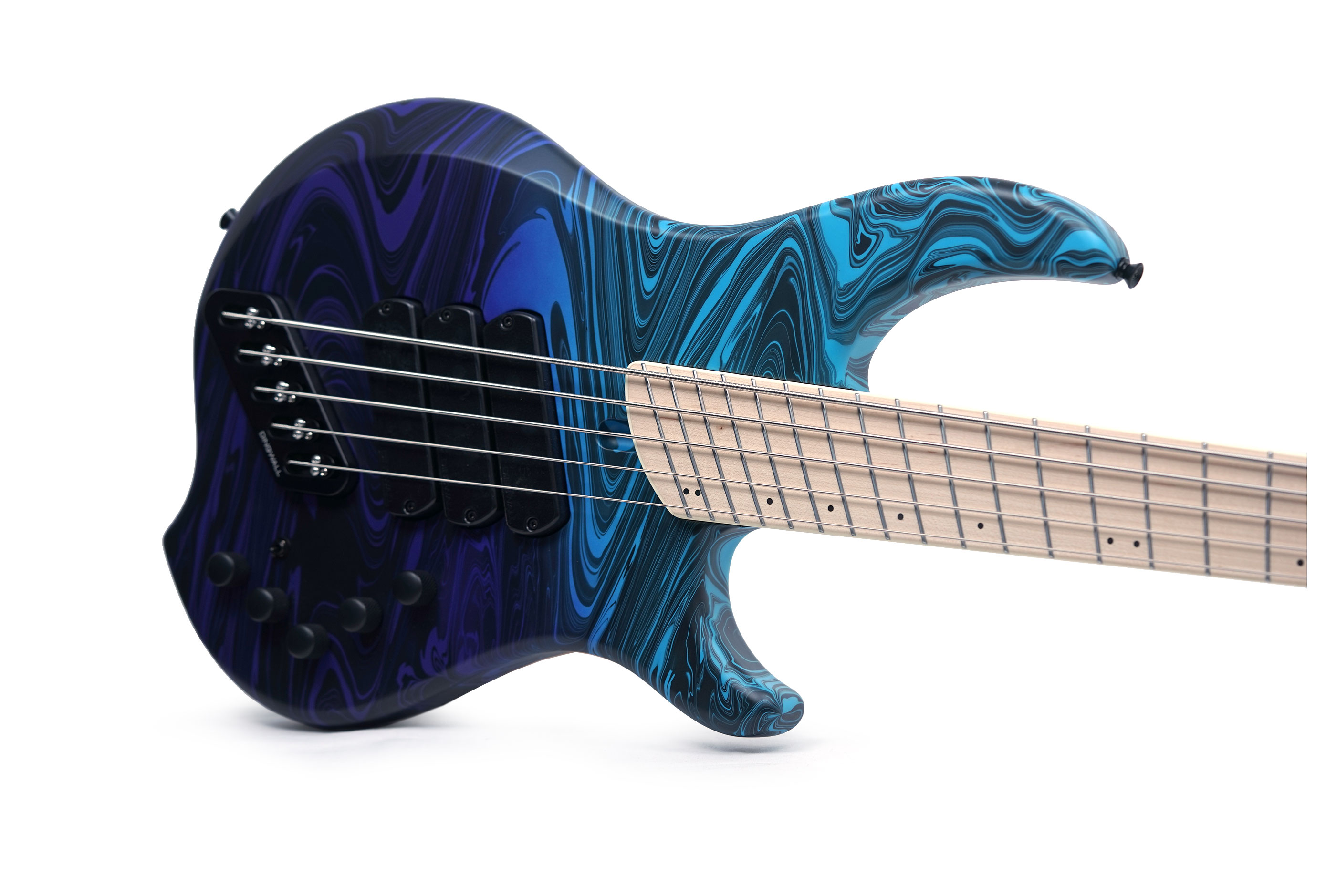 Dingwall NG3 5 String Purple Blue Fade Swirl Maple Fingerboard #21797B